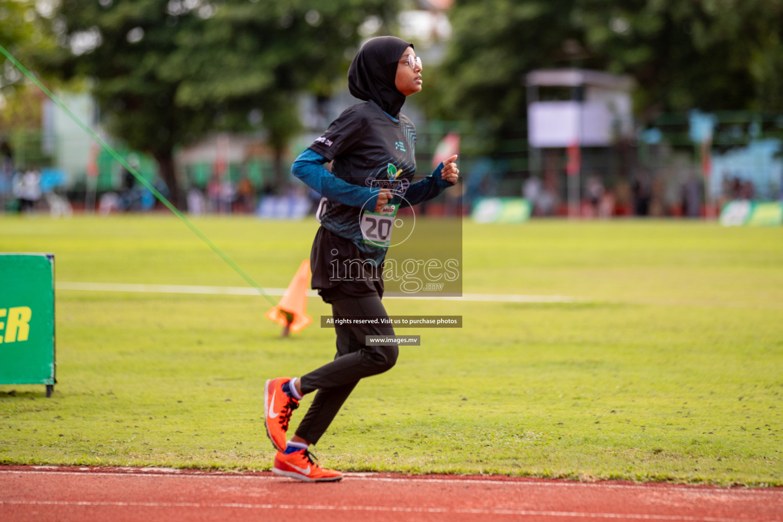 Day 2 of National Athletics Championship 2023 was held in Ekuveni Track at Male', Maldives on Friday, 24th November 2023. Photos: Hassan Simah / images.mv