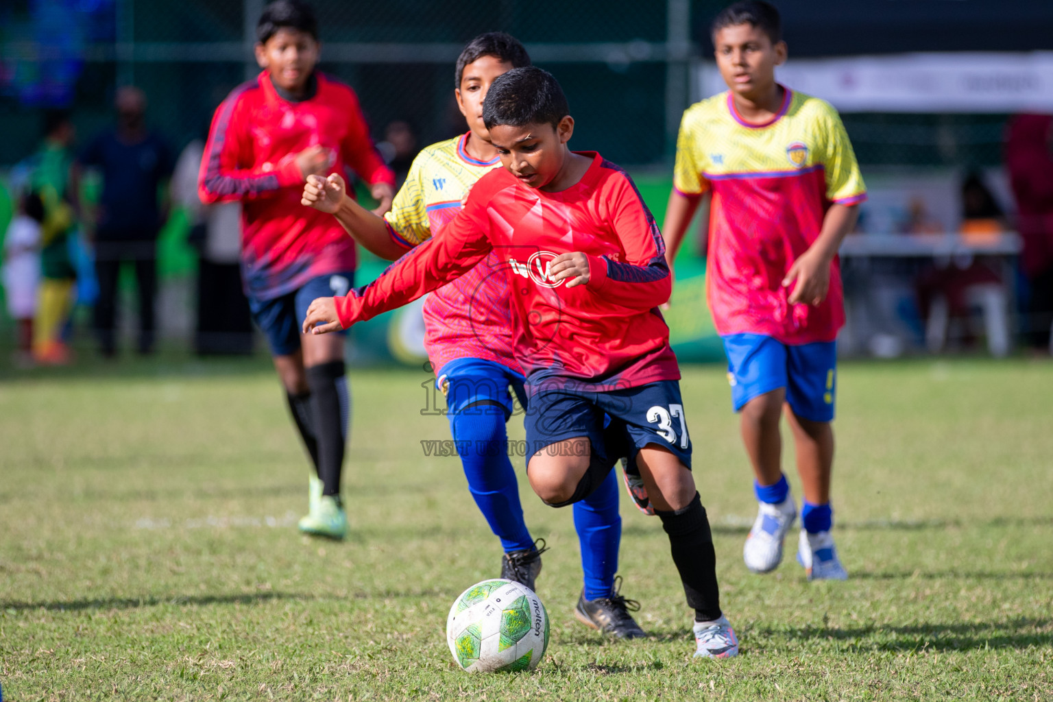 Day 3 of MILO Academy Championship 2024 - U12 was held at Henveiru Grounds in Male', Maldives on Saturday, 6th July 2024. Photos: Mohamed Mahfooz Moosa / images.mv