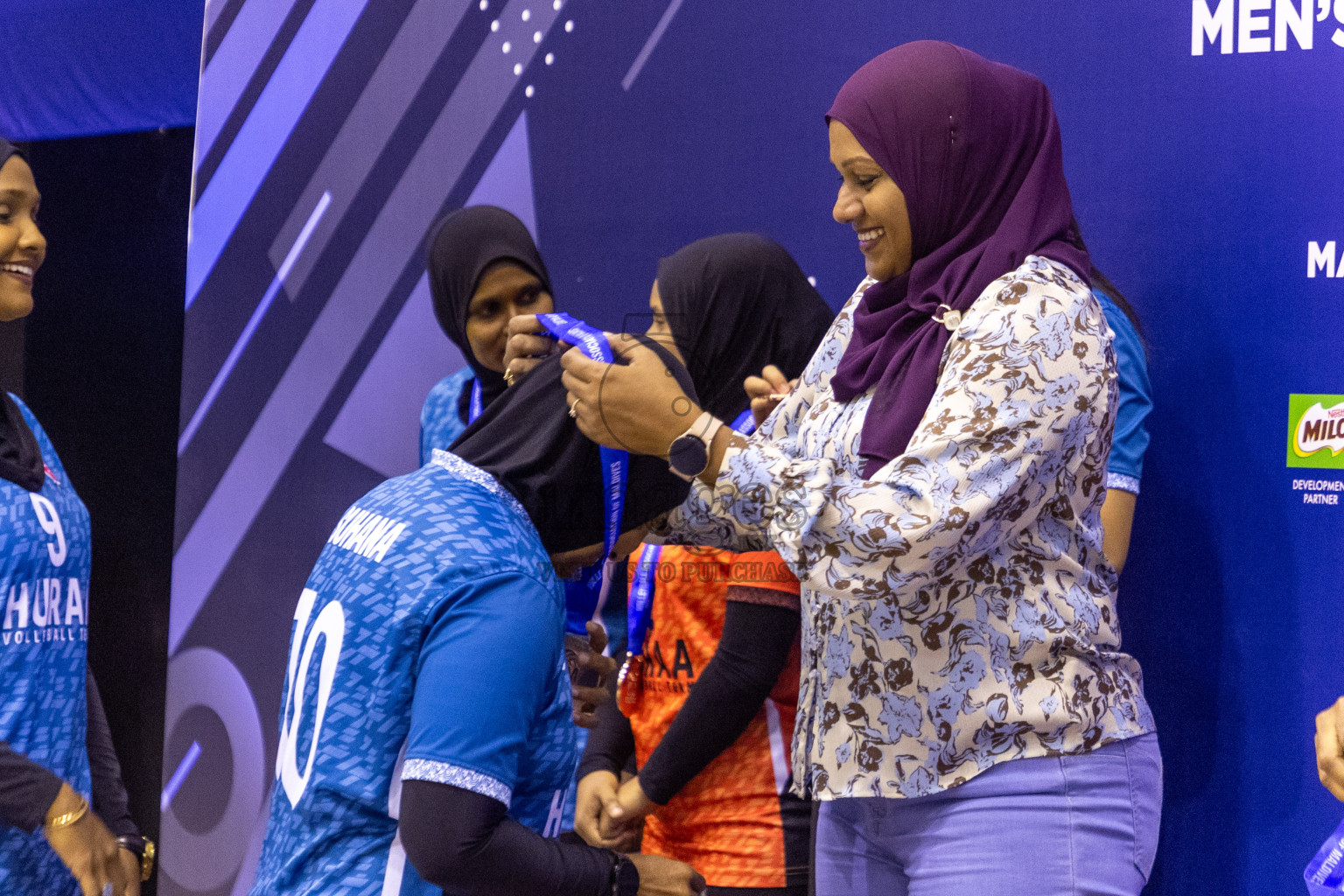 Final of Women's Division of Volleyball Association Cup 2023 held in Male', Maldives on Monday, 25th December 2023 at Social Center Indoor Hall Photos By: Nausham Waheed /images.mv