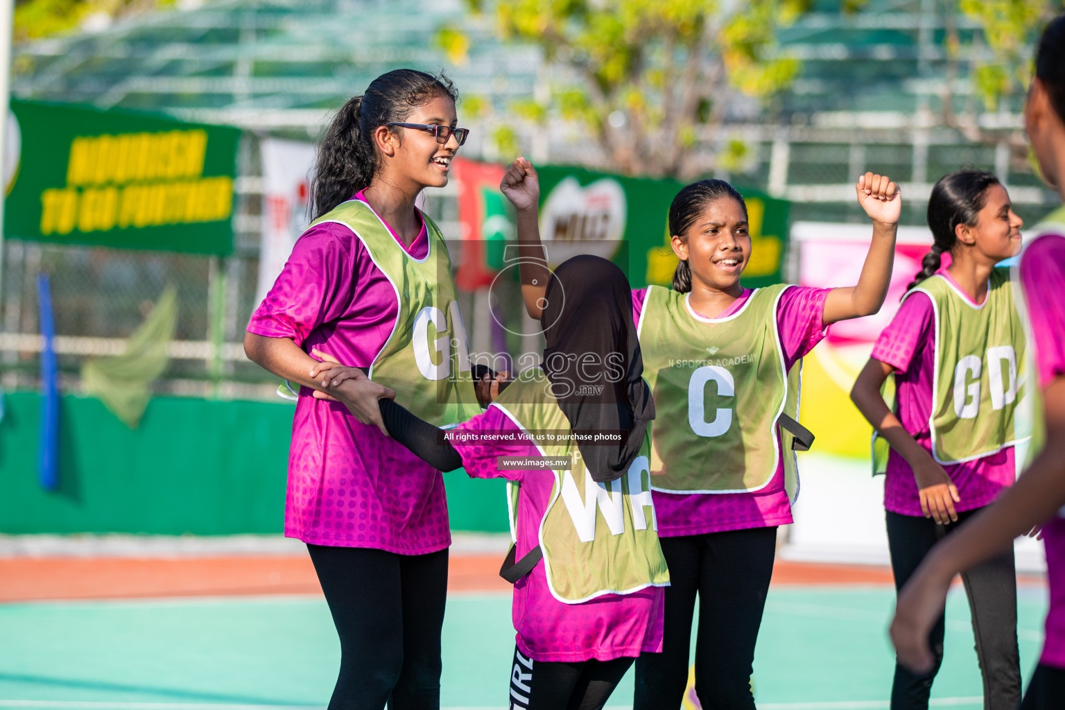 Day 8 of Junior Netball Championship 2022 on 11th March 2022 held in Male', Maldives. Photos by Nausham Waheed & Hassan Simah