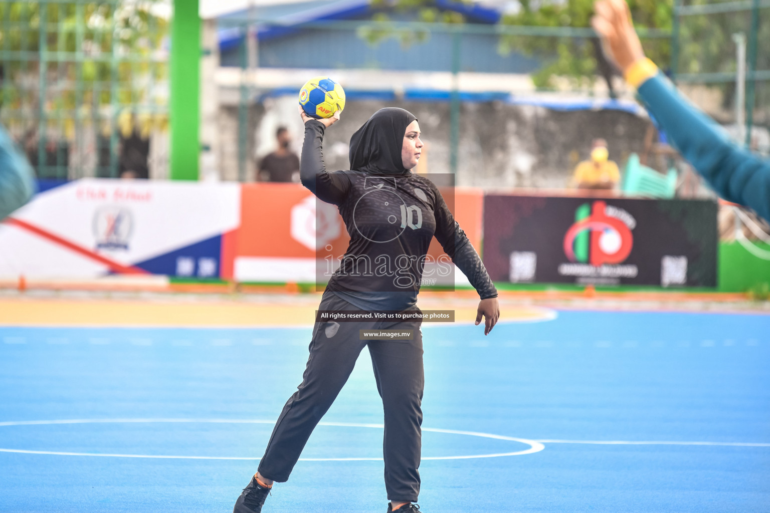 Day 10 of Milo 6th Inter Office Handball Tournament 2022 - Photos by Nausham Waheed