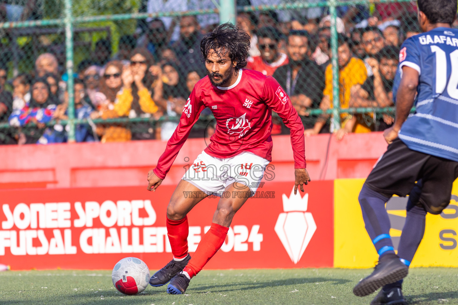 K Gaafaru vs K Kaashidhoo in Day 19 of Golden Futsal Challenge 2024 was held on Friday, 2nd February 2024, in Hulhumale', Maldives
Photos: Ismail Thoriq / images.mv