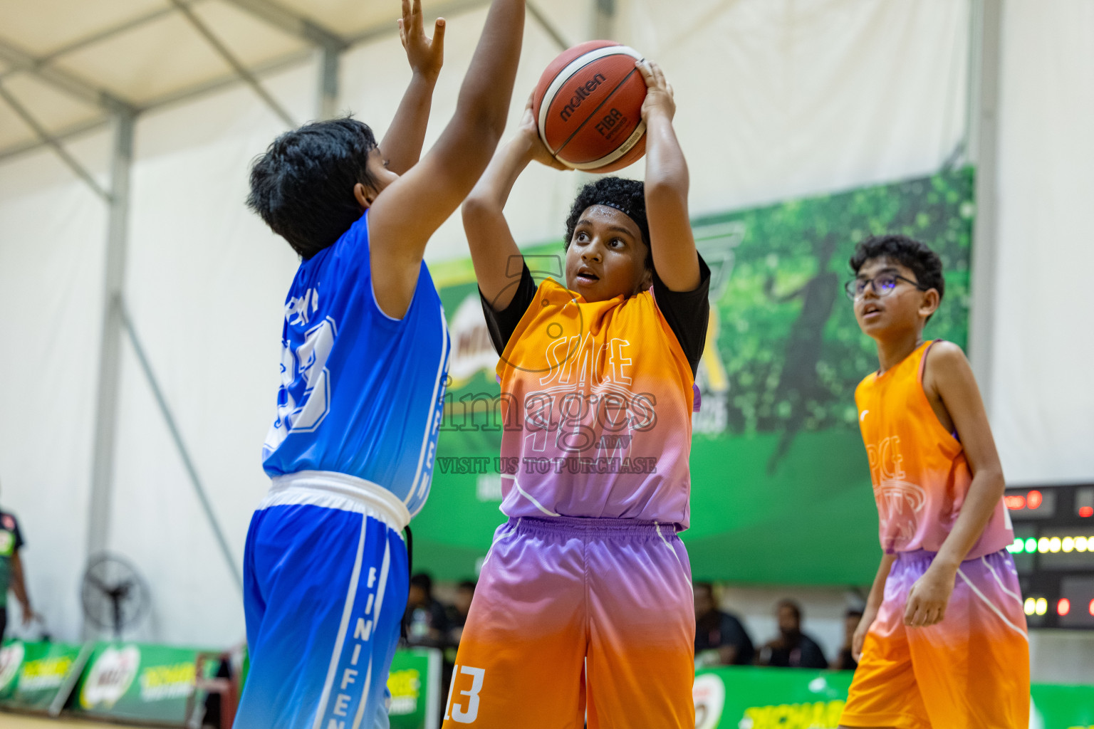 Milo 5 x 5 Junior Challenge 2025 - Basketball tournament held in Basketball Training Center, Male', Maldives on Thursday, 09th October 2025. 
Photo by: Hassan Simah / Images.mv