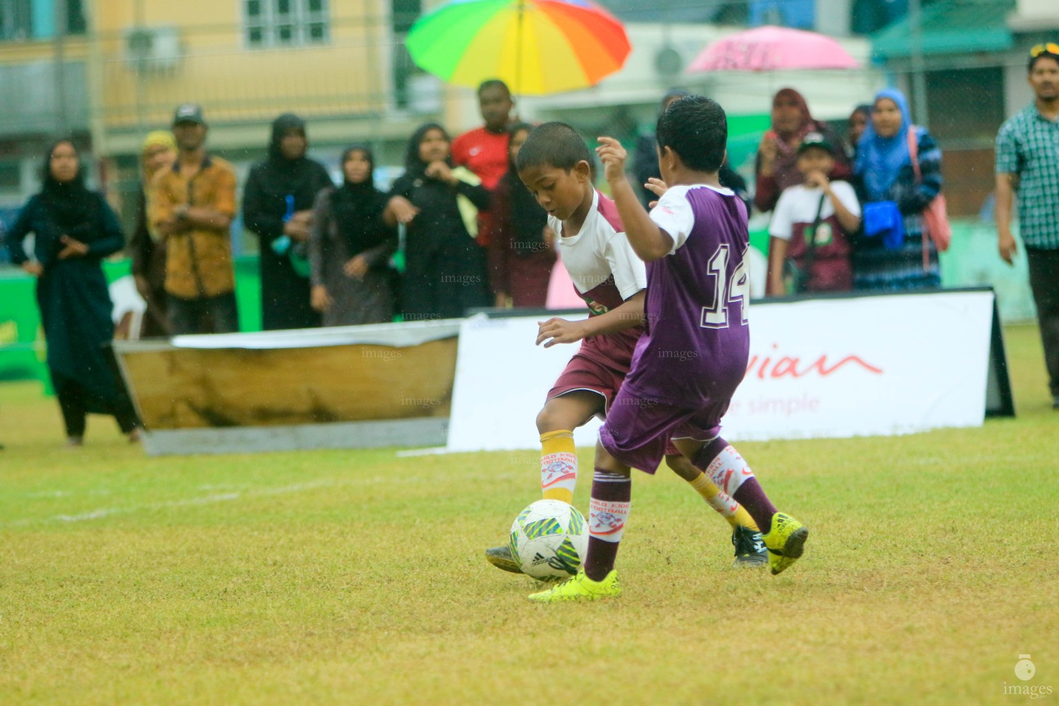 Day 3 of Milo Kids Football Fiesta in Henveiru Grounds  in Male', Maldives, Saturday, April. 09, 2016. (Images.mv Photo/Abdulla Abeedh).
