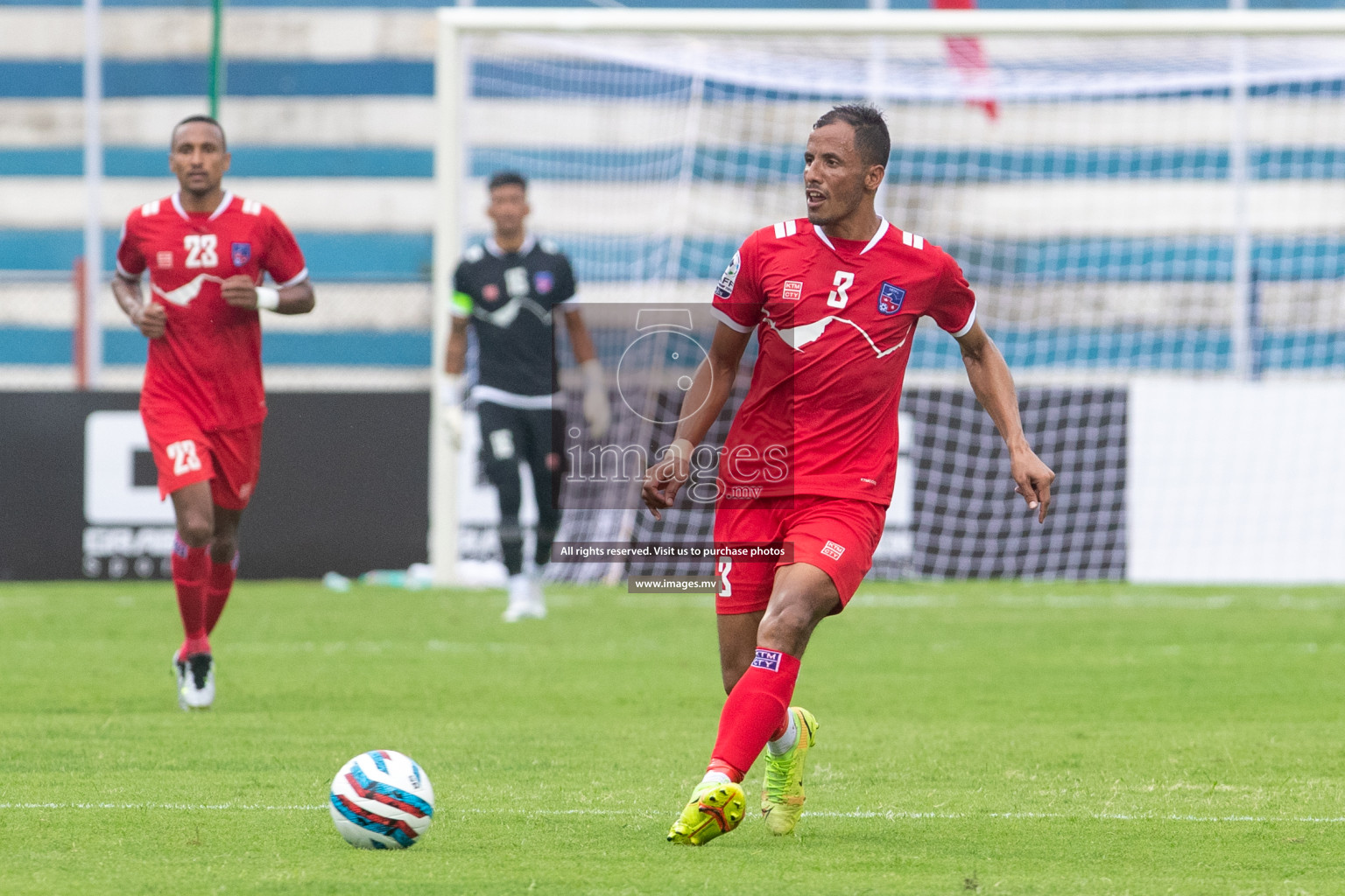 Kuwait vs Nepal in the opening match of SAFF Championship 2023 held in Sree Kanteerava Stadium, Bengaluru, India, on Wednesday, 21st June 2023. Photos: Nausham Waheed / images.mv