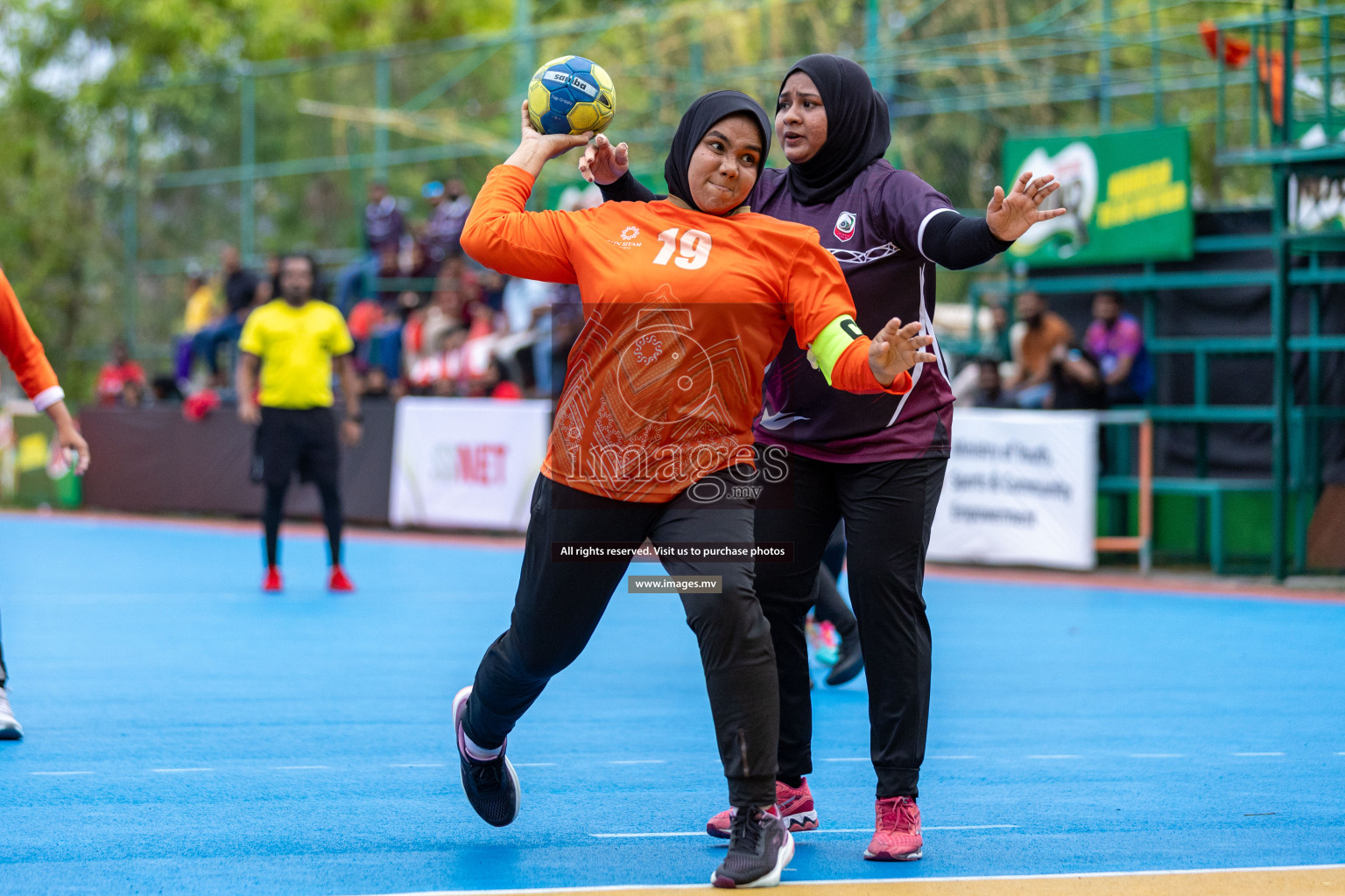 Day 5 of 7th Inter-Office/Company Handball Tournament 2023, held in Handball ground, Male', Maldives on Tuesday, 19th September 2023 Photos: Nausham Waheed/ Images.mv