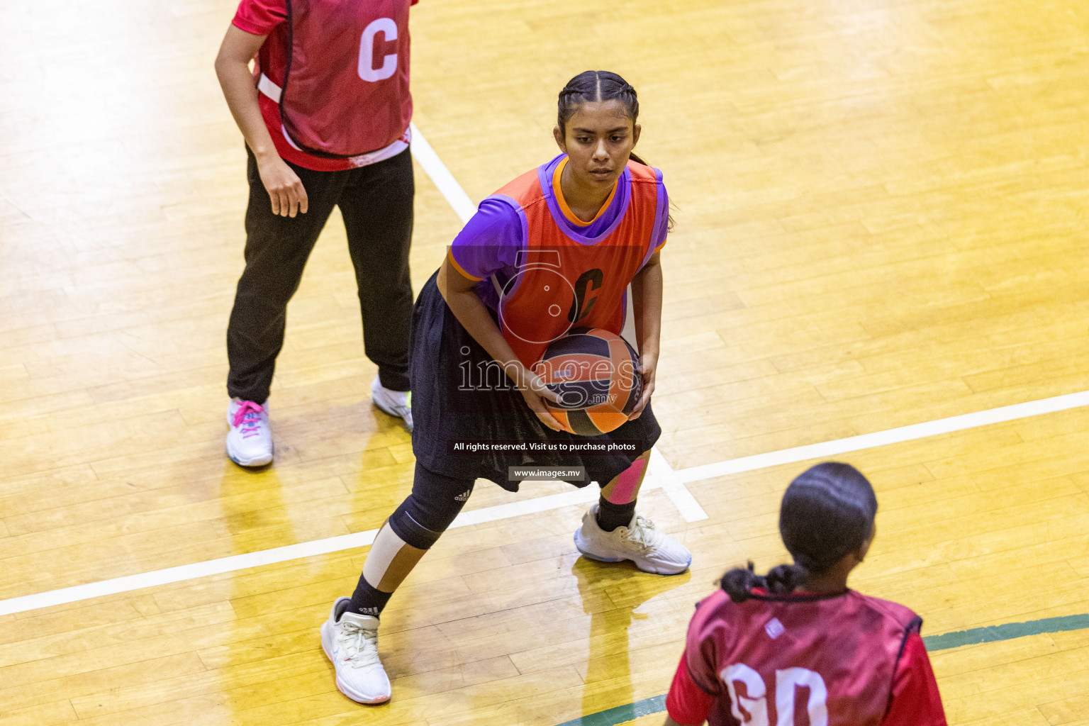 Day7 of 24th Interschool Netball Tournament 2023 was held in Social Center, Male', Maldives on 2nd November 2023. Photos: Nausham Waheed / images.mv