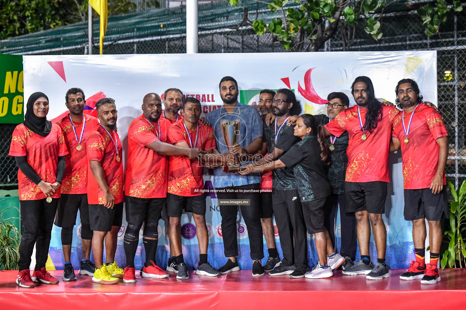 Final of Inter-School Parents Netball Tournament was held in Male', Maldives on 4th December 2022. Photos: Nausham Waheed / images.mv