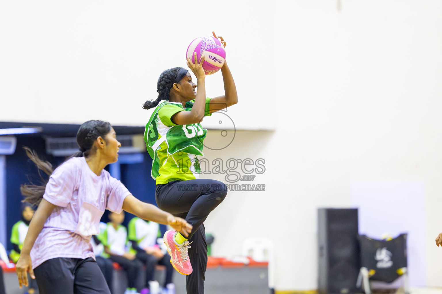 Day 5 of 26th Inter-School Netball Tournament 2025 was held in Social Center Indoor Hall on Wednesday, 22nd October 2025. Photos: Ismail Thoriq / images.mv