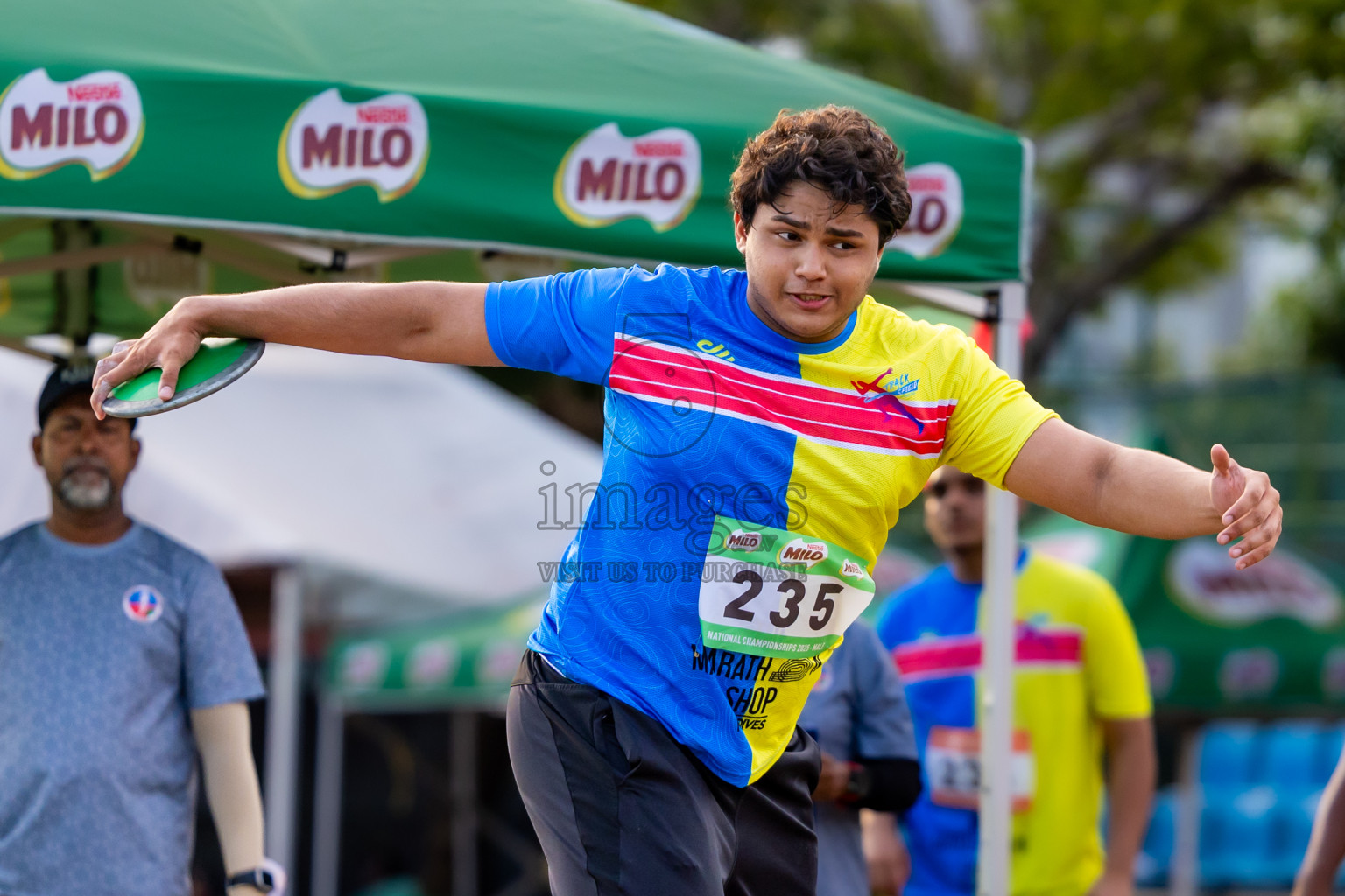 Day 1 of National Athletics Championship 2025 was held at Ekuveni Running Ground in Male', Maldives on Thursday, 14th August 2025. Photos: Nausham Waheed / images.mv