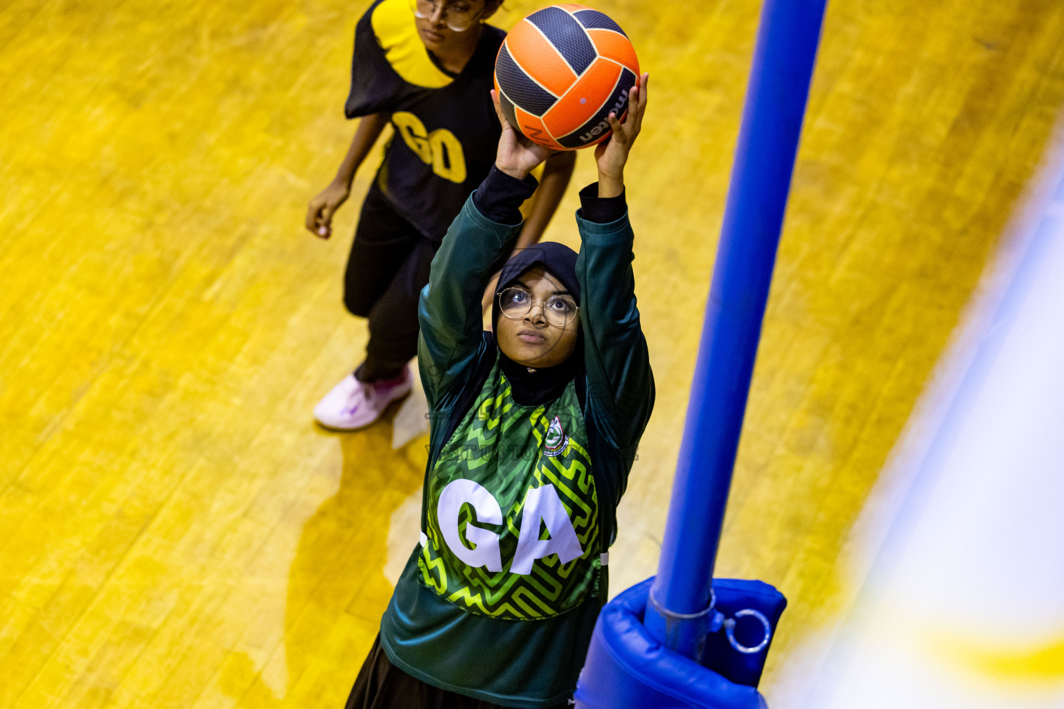 Day 2 of 25th Inter-School Netball Tournament was held in Social Center at Male', Maldives on Saturday, 10th August 2024. Photos: Nausham Waheed / images.mv