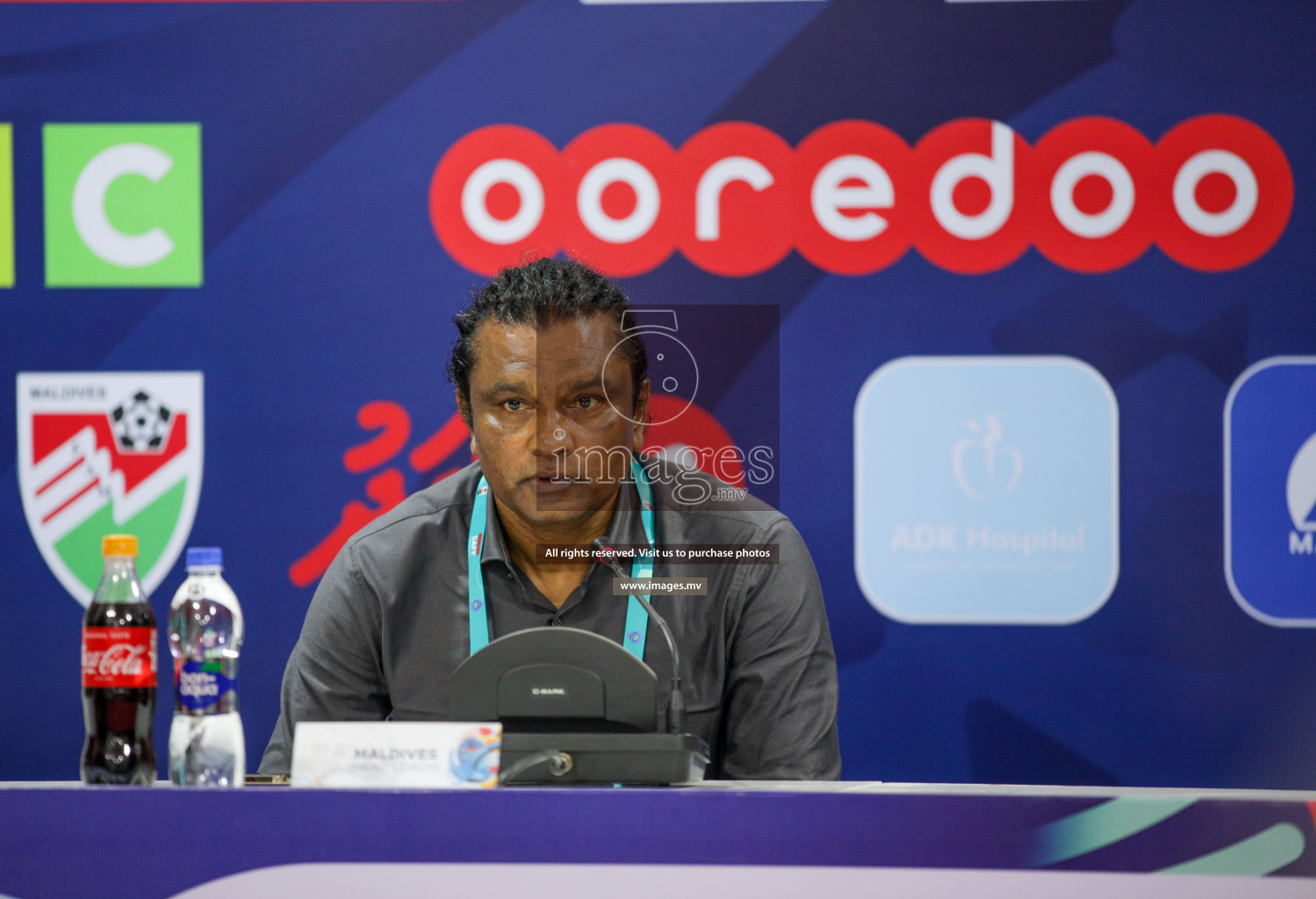 Maldives vs Nepal in SAFF Championship 2021 held on 1st October 2021 in Galolhu National Stadium, Male', Maldives