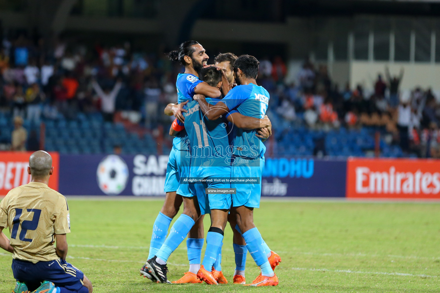 India vs Kuwait in SAFF Championship 2023 held in Sree Kanteerava Stadium, Bengaluru, India, on Tuesday, 27th June 2023. Photos: Nausham Waheed, Hassan Simah / images.mv