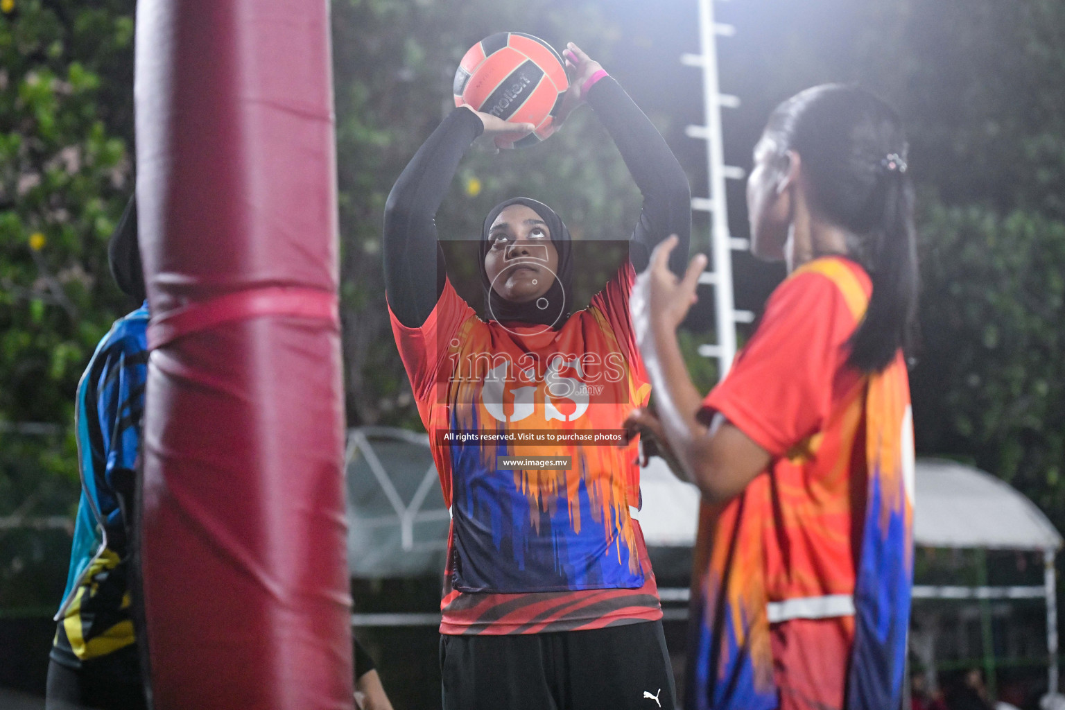 Semi Final of 20th Milo National Netball Tournament 2023, held in Synthetic Netball Court, Male', Maldives on 9th June 2023 Photos: Nausham Waheed/ Images.mv