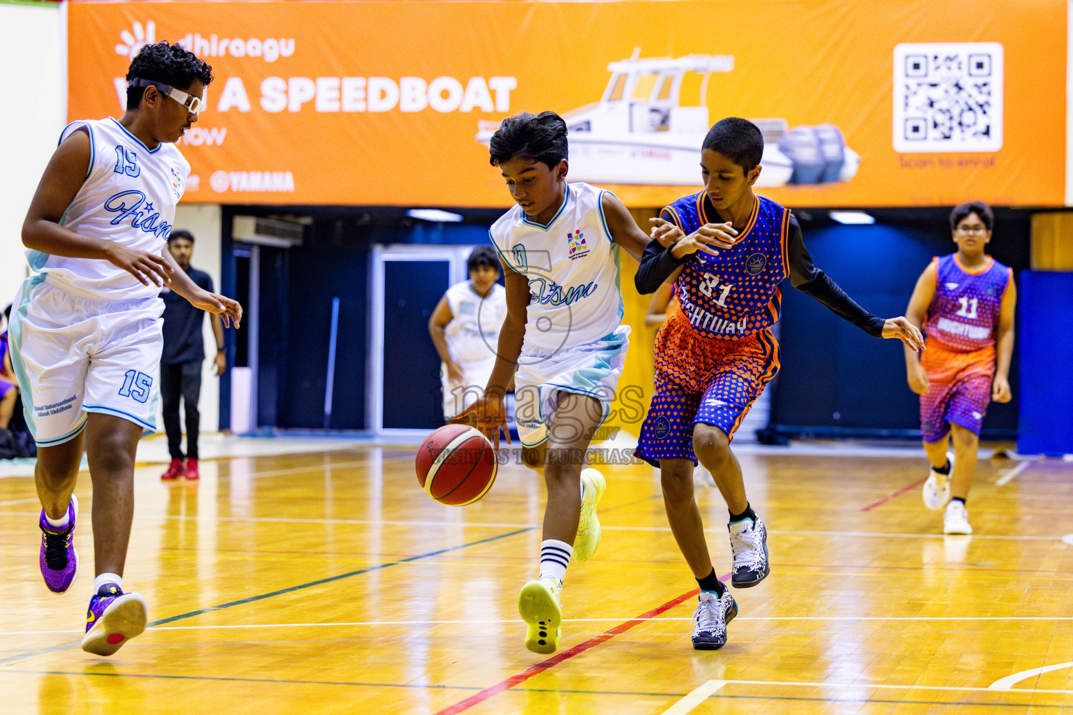 Finland International School vs Brightway International School in day 10 of Junior Championship 2024 was held in Social Center, Male', Maldives on Thursday, 21st November 2024. Photos: Nausham Waheed / images.mv