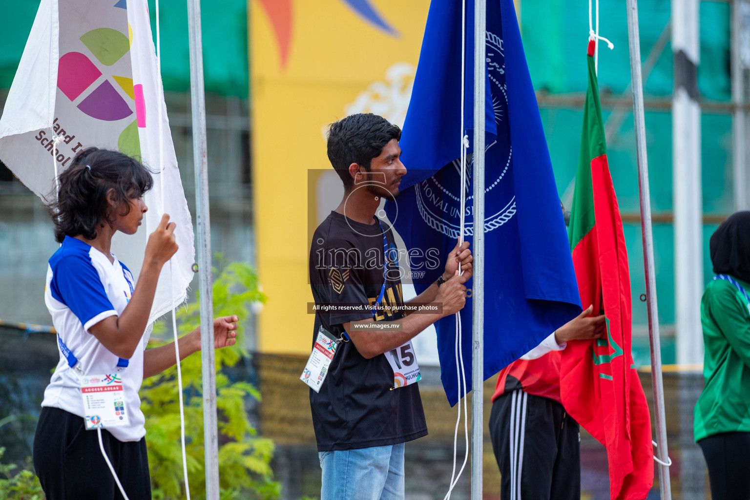 Day one of Inter School Athletics Championship 2023 was held at Hulhumale' Running Track at Hulhumale', Maldives on Saturday, 14th May 2023. Photos: Nausham Waheed / images.mv