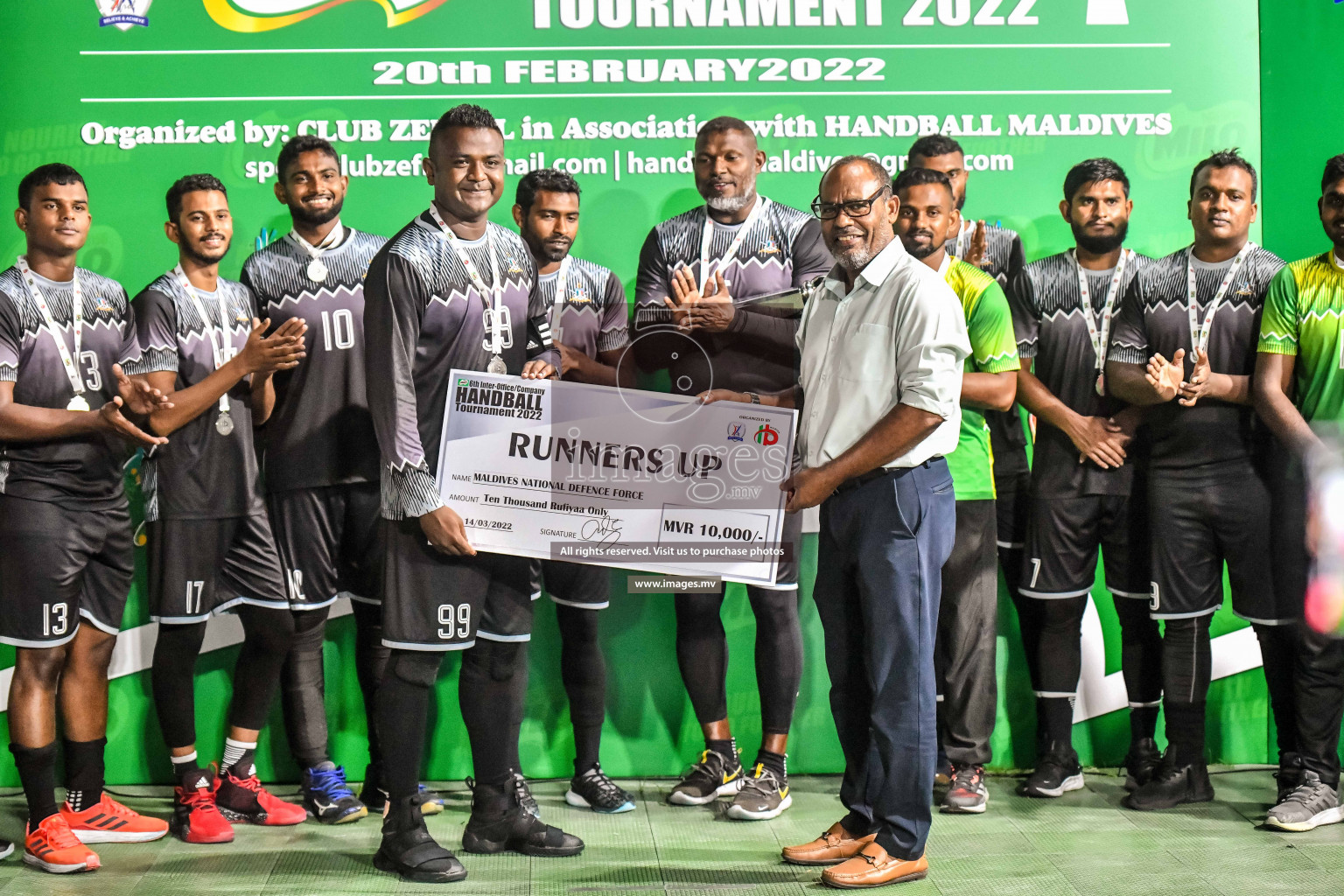 Final of Milo 6th Inter Office Handball Tournament 2022 - Photos by Nausham Waheed