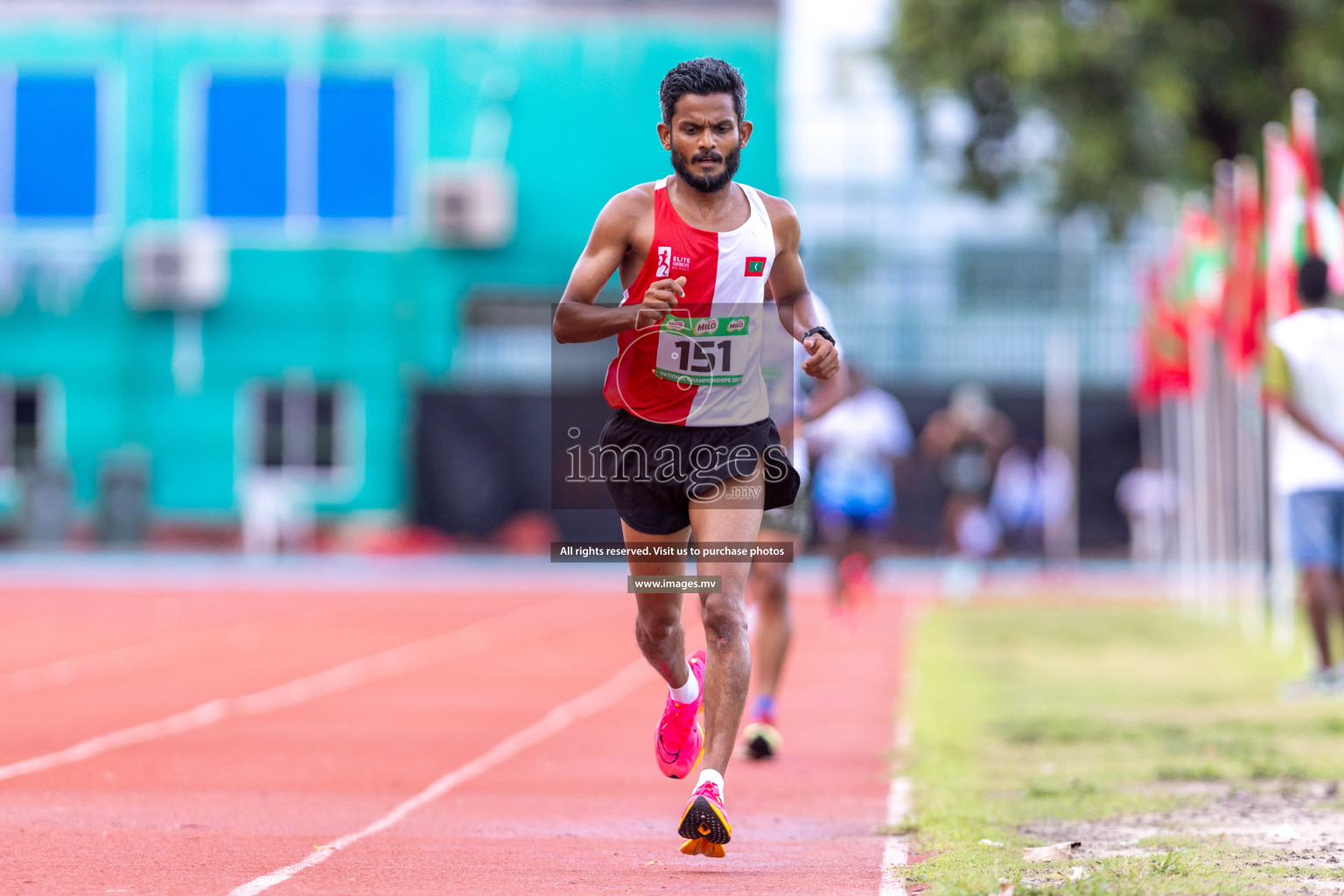 Day 2 of National Athletics Championship 2023 was held in Ekuveni Track at Male', Maldives on Friday, 24th November 2023. Photos: Nausham Waheed / images.mv