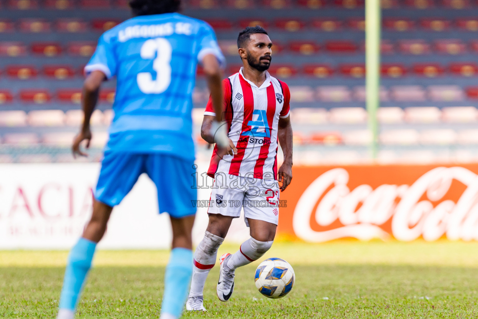 Tent SC vs Lagoons SC in the Quarter Final of Second Division 2023 in Male' Maldives on Thursday, 8th February 2023. Photos: Nausham Waheed / images.mv