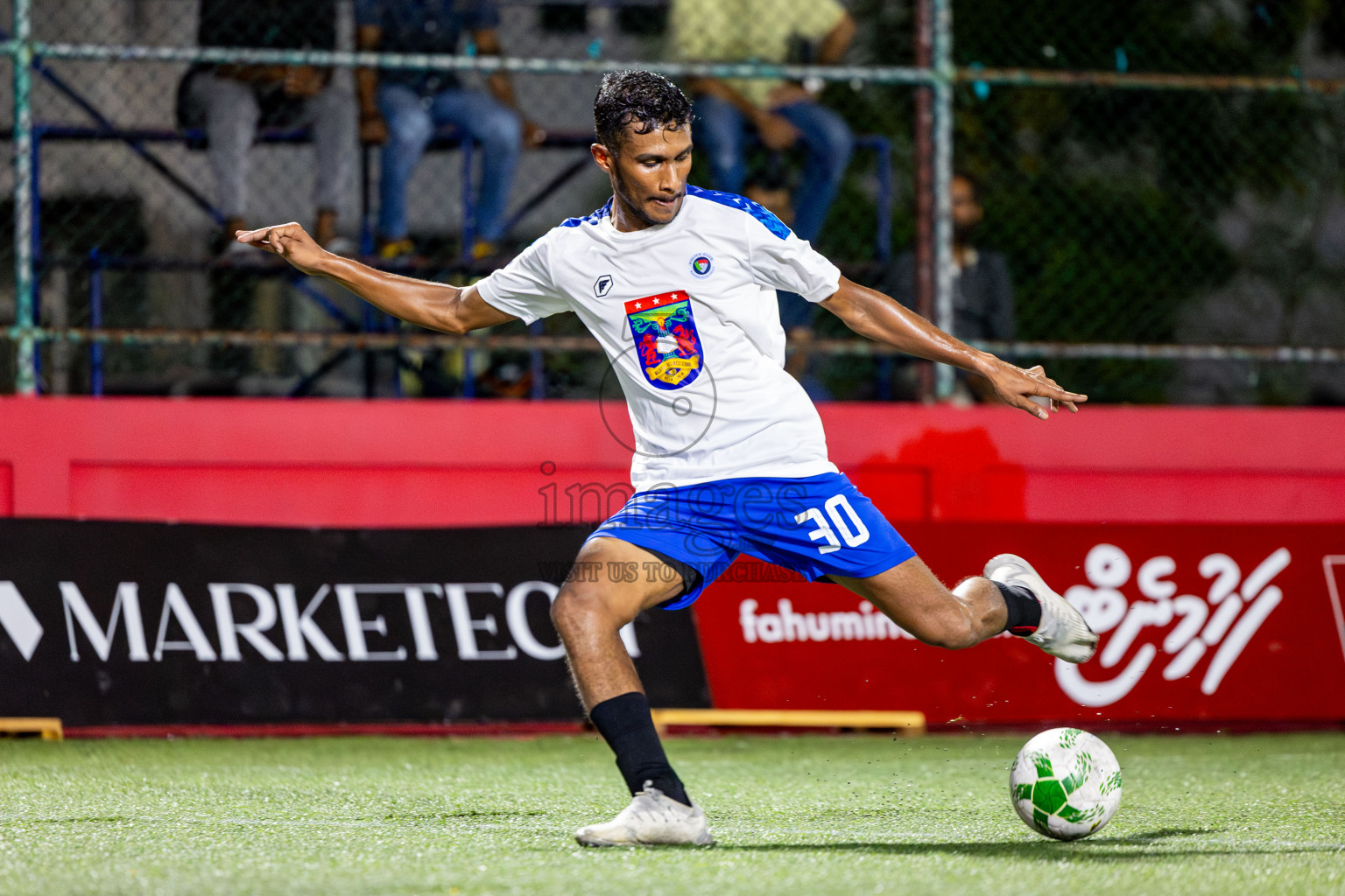 Police Club vs Trade Club in Day 13 of Office League 2025 was held on Monday, 28th April 2025 in Hulhumale', Maldives. Photos: Nausham Waheed / images.mv
