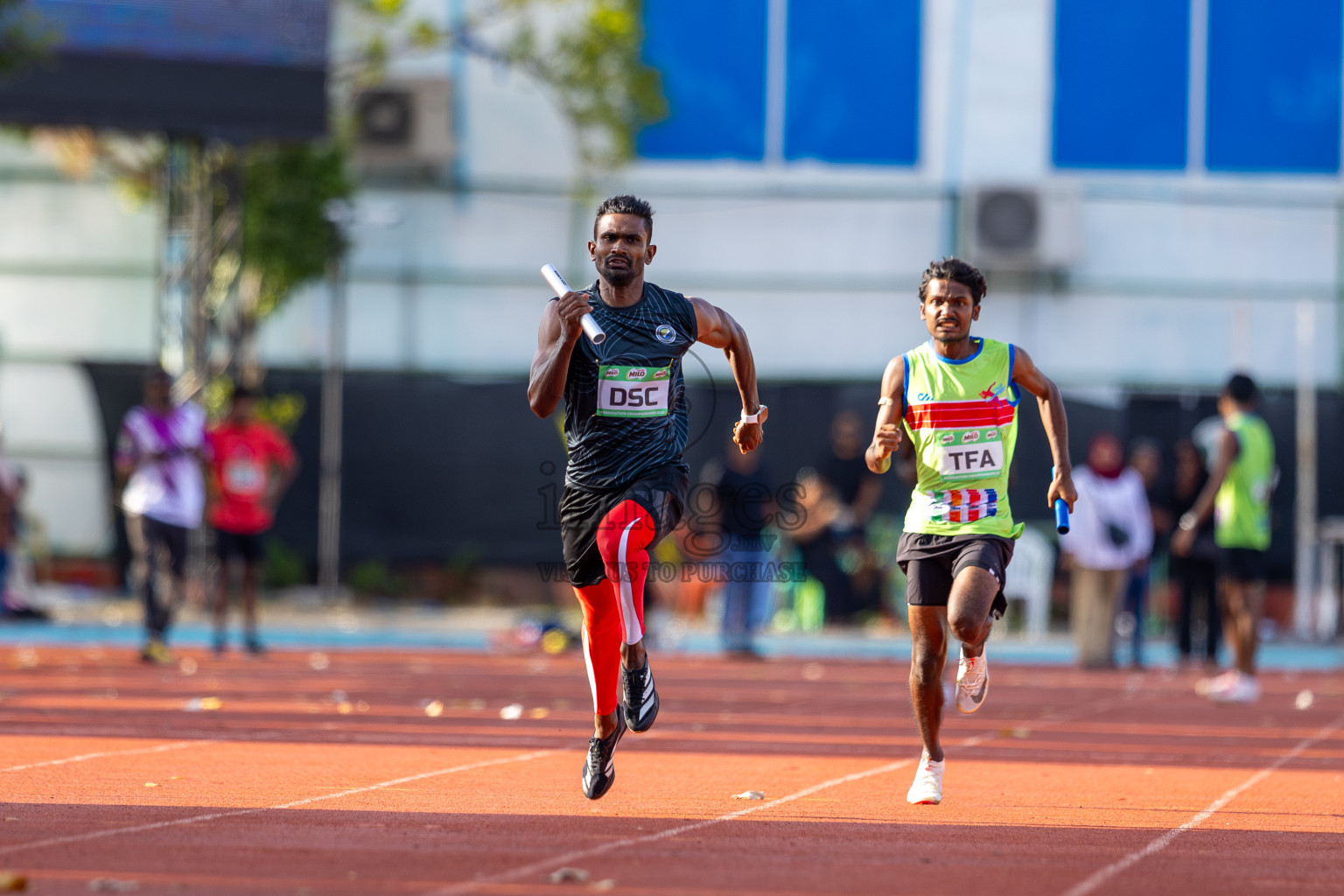 Day 2 of 12th Milo Association Championships was held in Ekuveni Track at Male', Maldives on Friday, 25th April 2025. Photos: Ismail Thoriq / images.mv