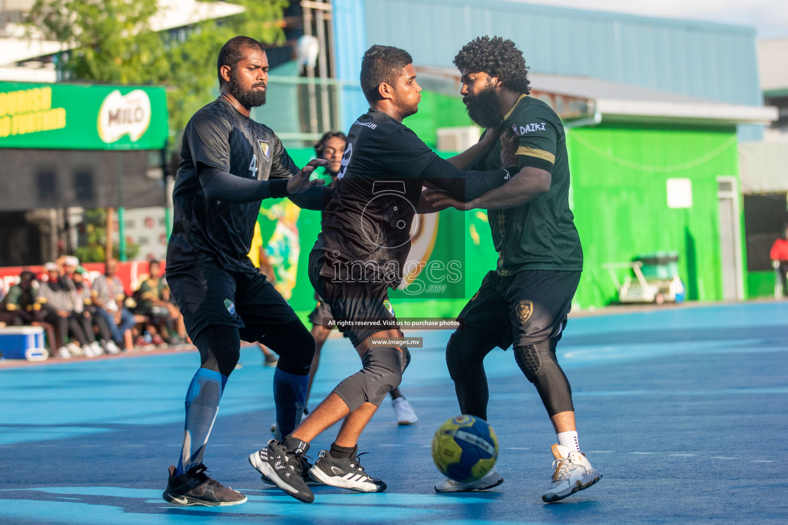 Day 5 of 6th MILO Handball Maldives Championship 2023, held in Handball ground, Male', Maldives on Friday, 24th May 2023 Photos: Shuu Abdul Sattar/ Images.mv