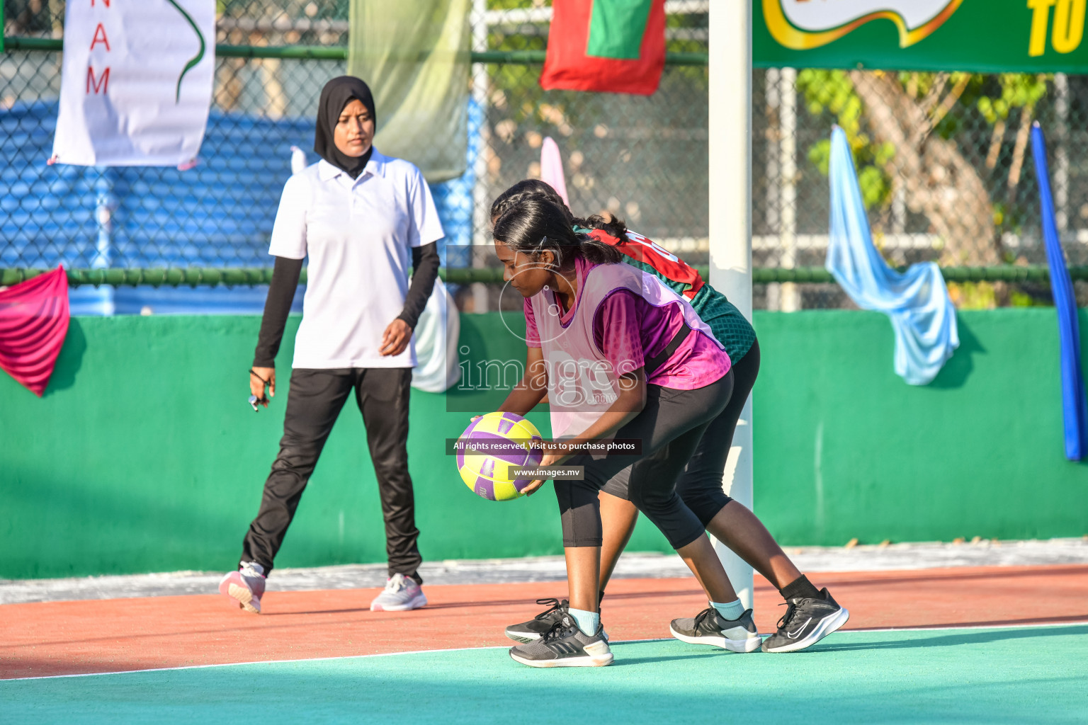 Day 5 of Junior Netball Championship 2022 on 9th March 2022 held in Male', Maldives. Photos by Nausham Waheed