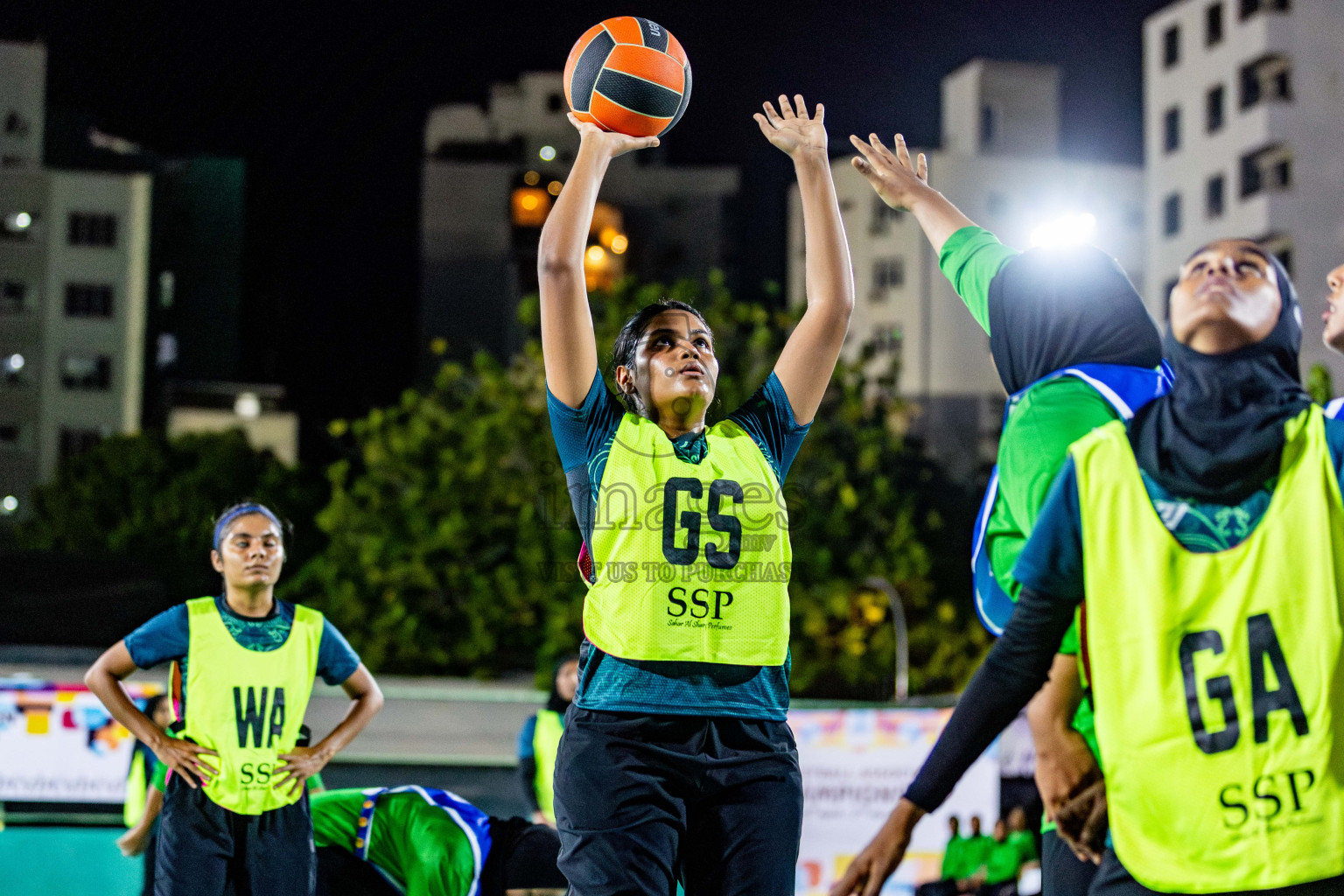 Day 1 of 23rd Netball Association Championship was held in Ekuveni Netball Court at Male', Maldives on Thursday, 27th April 2024. Photos: Nausham Waheed / images.mv