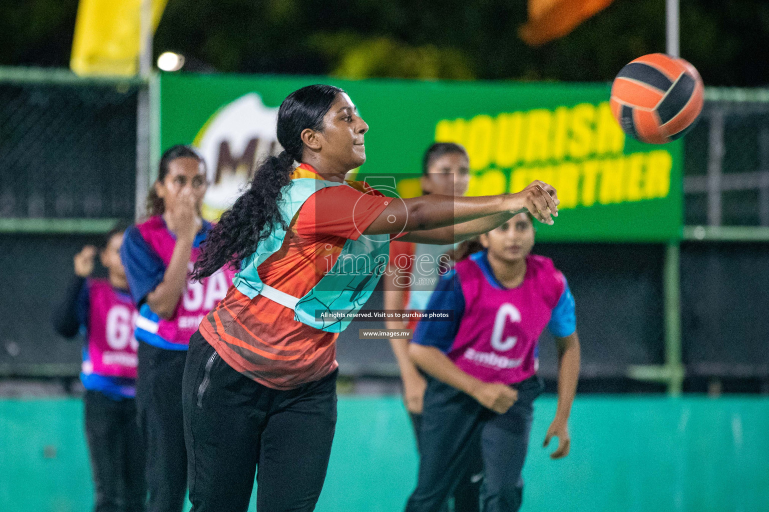 Day 7 of 20th Milo National Netball Tournament 2023, held in Synthetic Netball Court, Male', Maldives on 5th June 2023 Photos: Nausham Waheed/ Images.mv