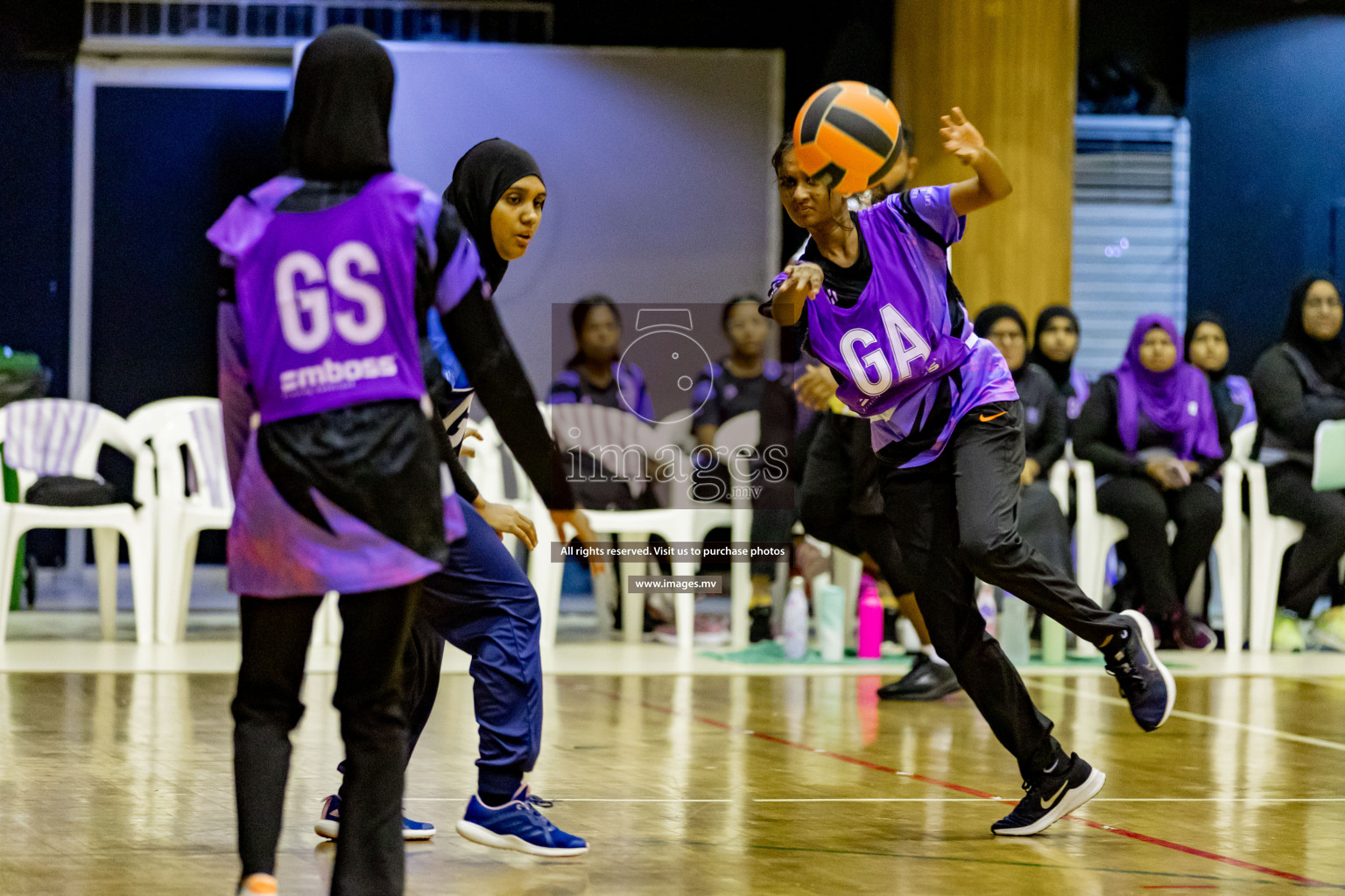 Day 8 of 24th Interschool Netball Tournament 2023 was held in Social Center, Male', Maldives on 3rd November 2023. Photos: Hassan Simah, Nausham Waheed / images.mv