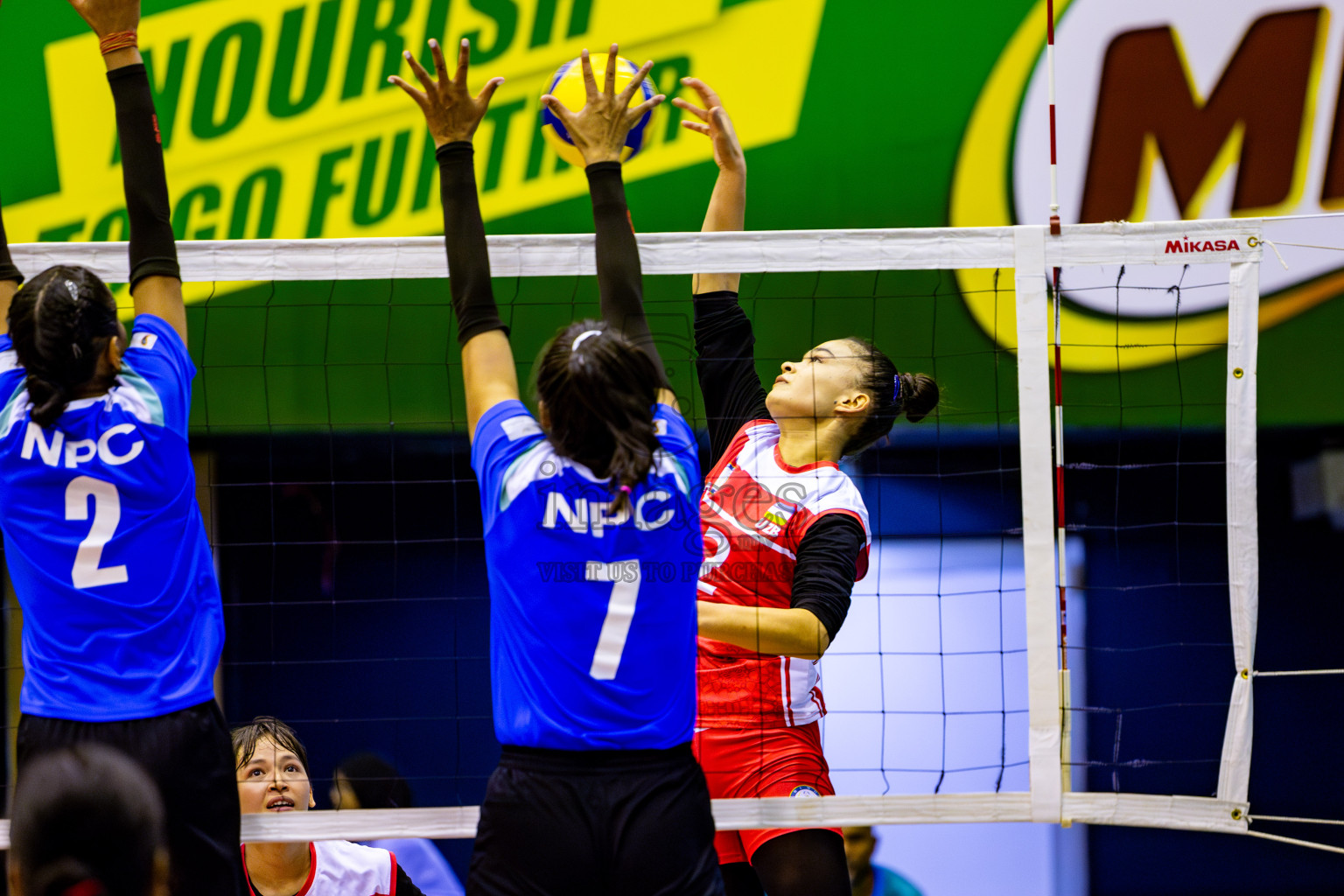 Nepal Police Club vs Humo VC in the Final of CAVA Woman's Volleyball Club Championship 2024 was held in Social Center, Male', Maldives on Saturday, 21st September 2024. Photos: Nausham Waheed / images.mv