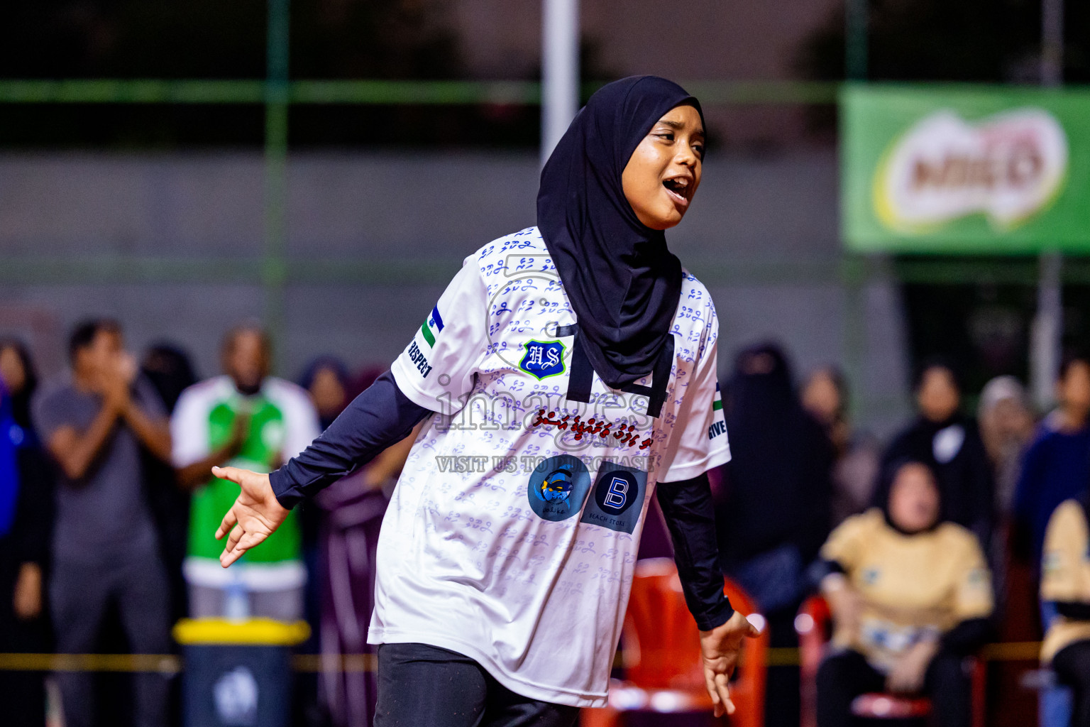 Day 13 of Interschool Volleyball Tournament 2024 was held in Ekuveni Volleyball Court at Male', Maldives on Thursday, 5th December 2024. Photos: Nausham Waheed / images.mv