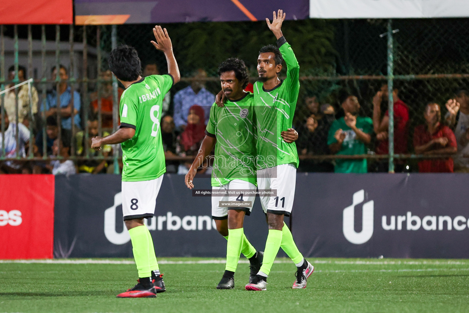 Team DJA vs Thauleemee Gulhun in Club Maldives Cup Classic 2023 held in Hulhumale, Maldives, on Monday, 24th July 2023 Photos: Nausham Waheed/ images.mv