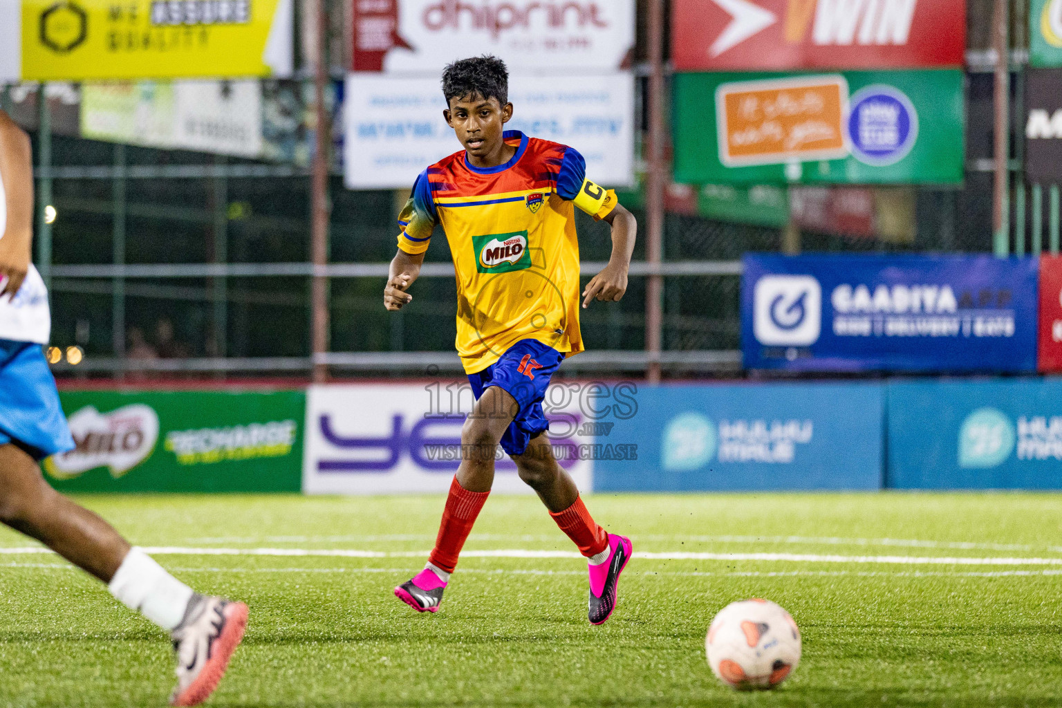 Arena vs Hawks in the Final of Milo Sector League 2025 was held in Rehendhi Futsal Ground, Hulhumale', Maldives on Tuesday, 18th November 2025. Photos: Areef Adam / images.mv