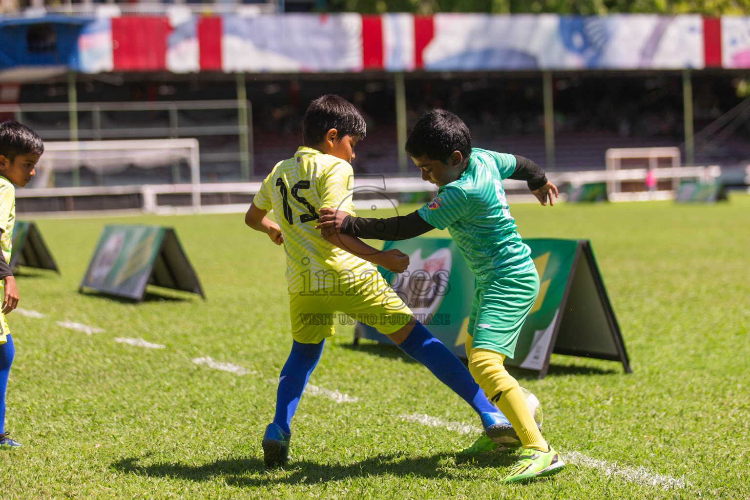 Day 1 of MILO Kids Football Fiesta was held at National Stadium in Male', Maldives on Friday, 23rd February 2024.