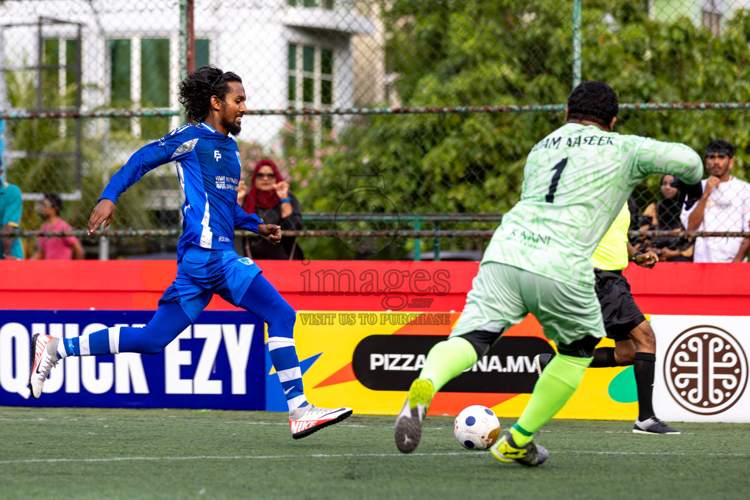 AA. Ukulhas VS AA. Mathiveri in Day 7 of Golden Futsal Challenge 2025 was held on Saturday, 11th January 2025, in Hulhumale', Maldives 
Photos: Hassan Simah / images.mv