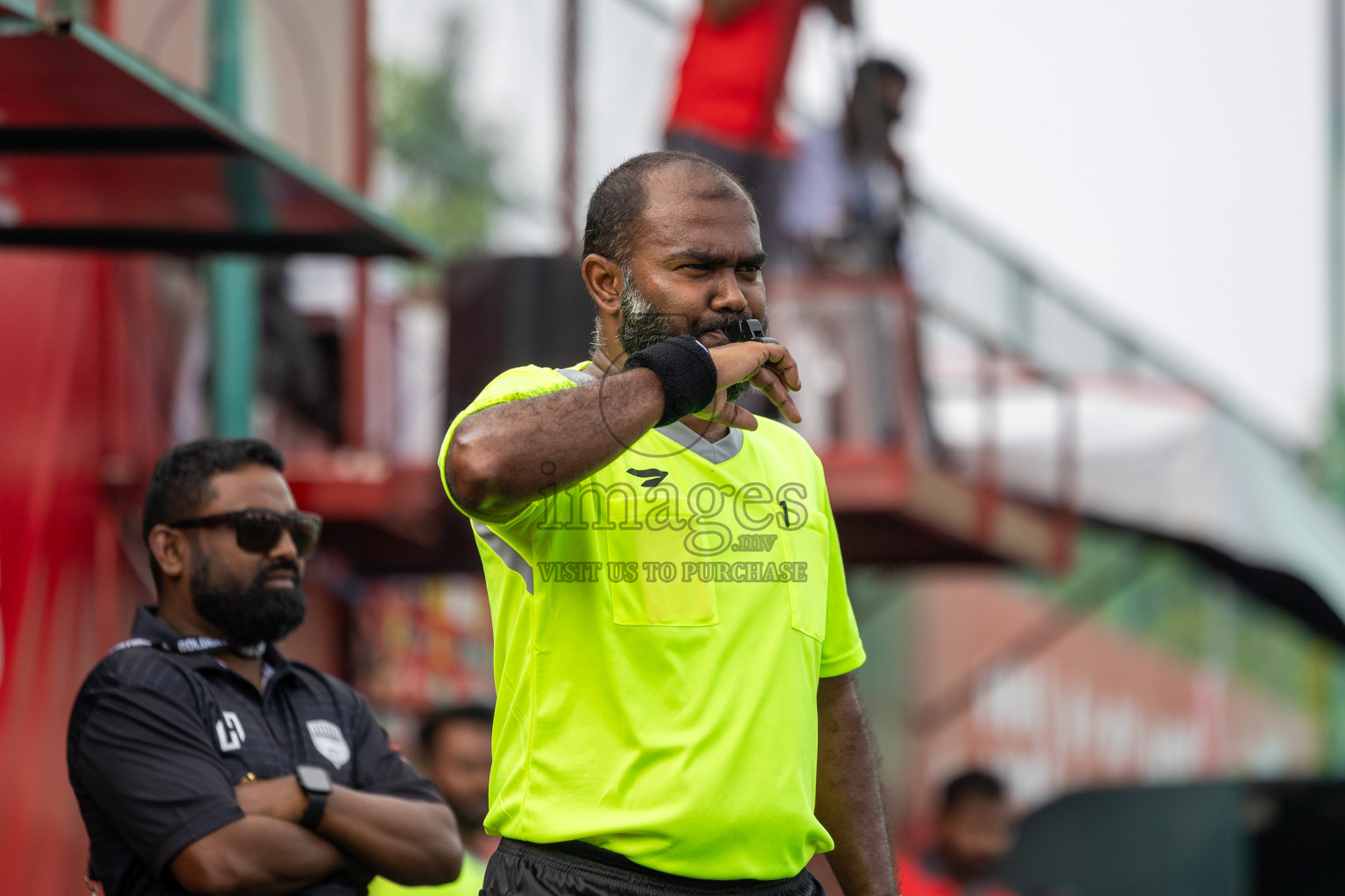 K Gaafaru vs K Himmafushi in Day 15 of Golden Futsal Challenge 2025 was held on Sunday, 19th January 2025, in Hulhumale', Maldives. Photos: Mohamed Mahfooz Moosa / images.mv