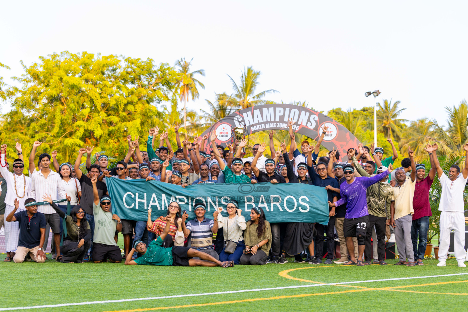 Baros vs Bandos in final of Resort League 2026 - North Male Zone was held in Bandos Maldives, Maldives on Saturday, 3rd October 2026.
Photos: Ismail Thoriq, Hussain Zain Ali / images.mv