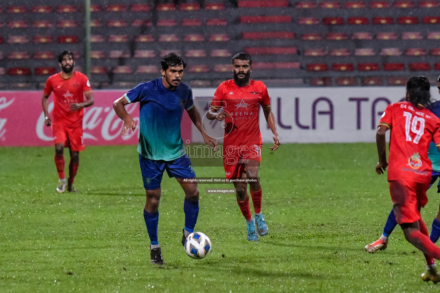 Super United Sports vs Da Grande in Dhivehi Premier League Qualification 22 on 30th Aug 2022, held in National Football Stadium, Male', Maldives Photos: Nausham Waheed / Images.mv