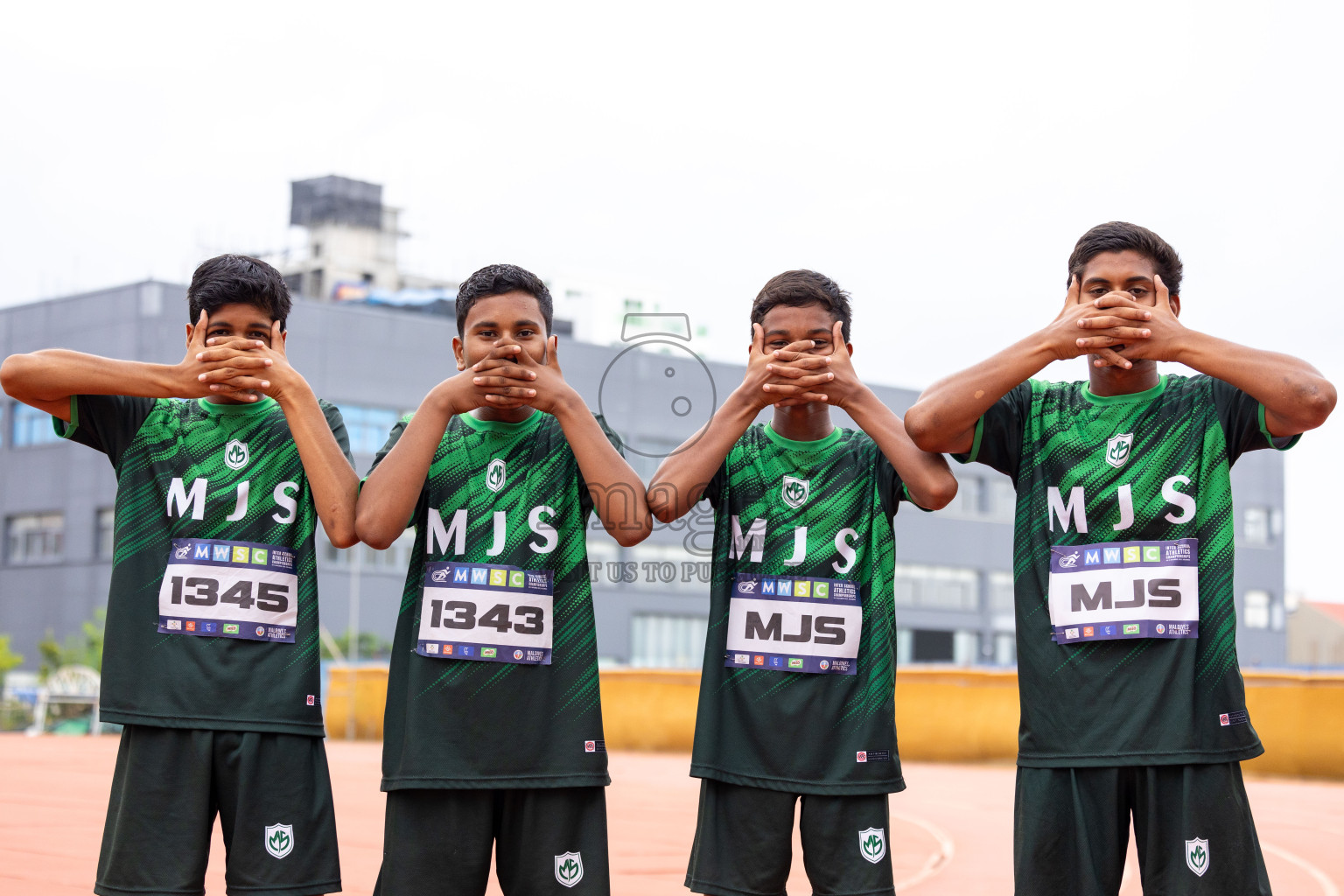 Day 6 of MWSC Interschool Athletics Championships 2024 held in Hulhumale Running Track, Hulhumale, Maldives on Thursday, 14th November 2024. Photos by: Ismail Thoriq / Images.mv