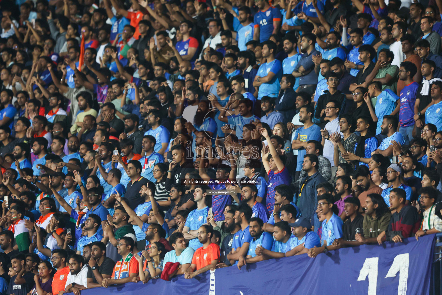 Kuwait vs India in the Final of SAFF Championship 2023 held in Sree Kanteerava Stadium, Bengaluru, India, on Tuesday, 4th July 2023. Photos: Nausham Waheed / images.mv