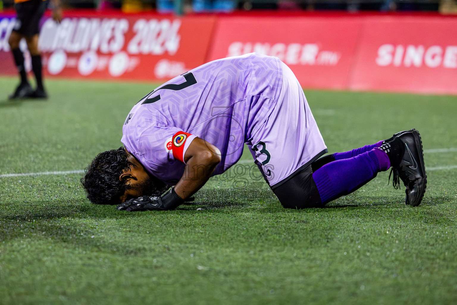 TEAM MACL vs STELCO RC in Quarter Finals of Club Maldives Cup 2024 held in Rehendi Futsal Ground, Hulhumale', Maldives on Wednesday, 9th October 2024. Photos: Nausham Waheed / images.mv