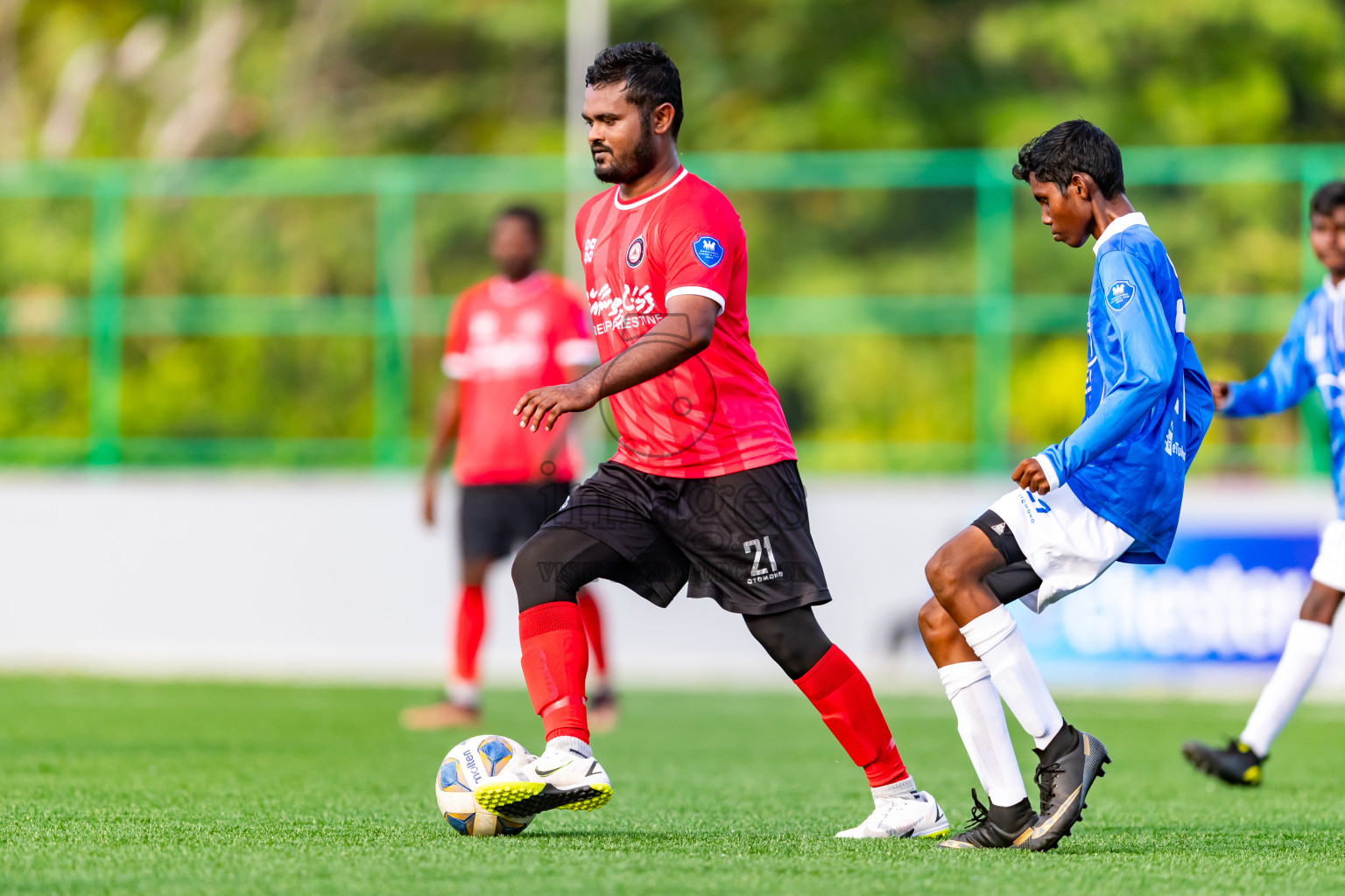 Furious FC vs Chester Academy from Manadhoo Council Cup 2024 in N Manadhoo Maldives on Thursday, 22nd February 2023. Photos: Nausham Waheed / images.mv