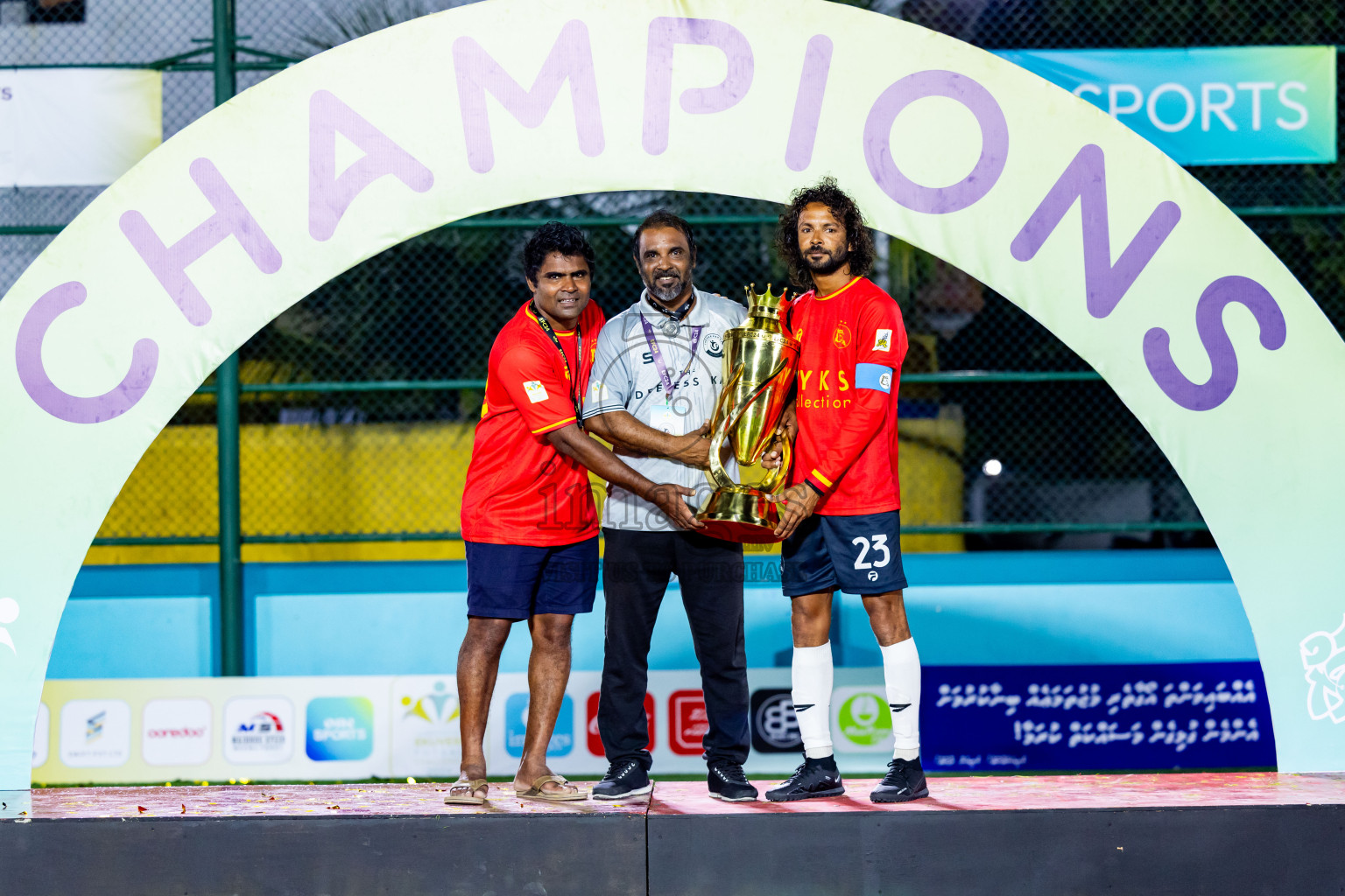 Dee Ess Kay vs Kovigoani in Final of Laamehi Dhiggaru Ekuveri Futsal Challenge 2024 was held on Wednesday, 31st July 2024, at Dhiggaru Futsal Ground, Dhiggaru, Maldives Photos: Nausham Waheed / images.mv