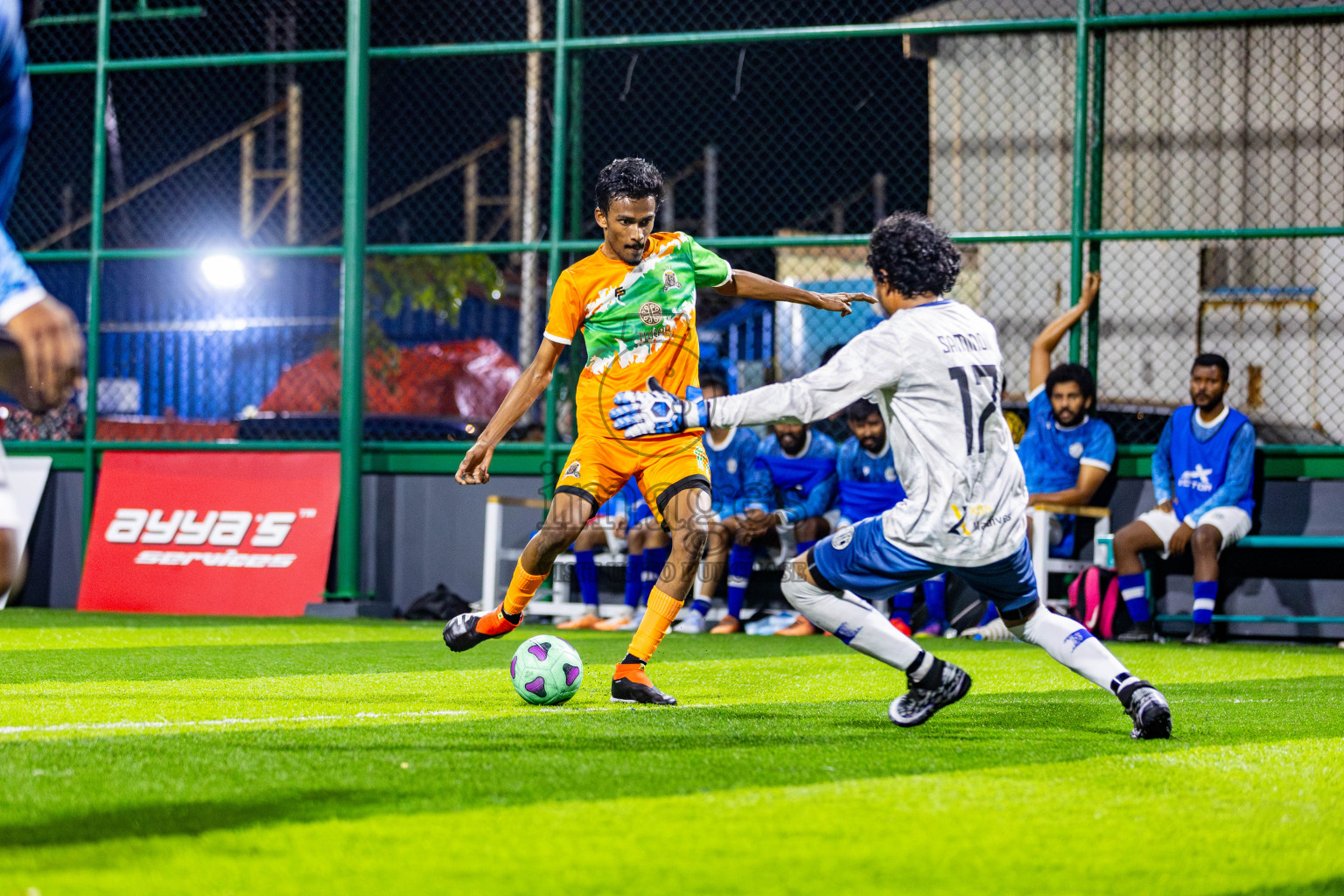 UNF vs Holiday SC in Day 8 of BG Futsal Challenge 2024 was held on Tuesday, 19th March 2024, in Male', Maldives Photos: Nausham Waheed / images.mv