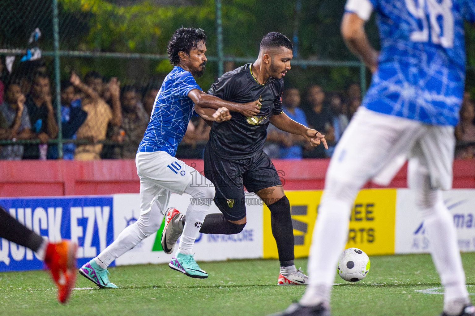 HA Utheemu vs HDh Naivaadhoo on Day 33 of Golden Futsal Challenge 2024, held on Sunday, 18th February 2024, in Hulhumale', Maldives Photos: Mohamed Mahfooz Moosa / images.mv