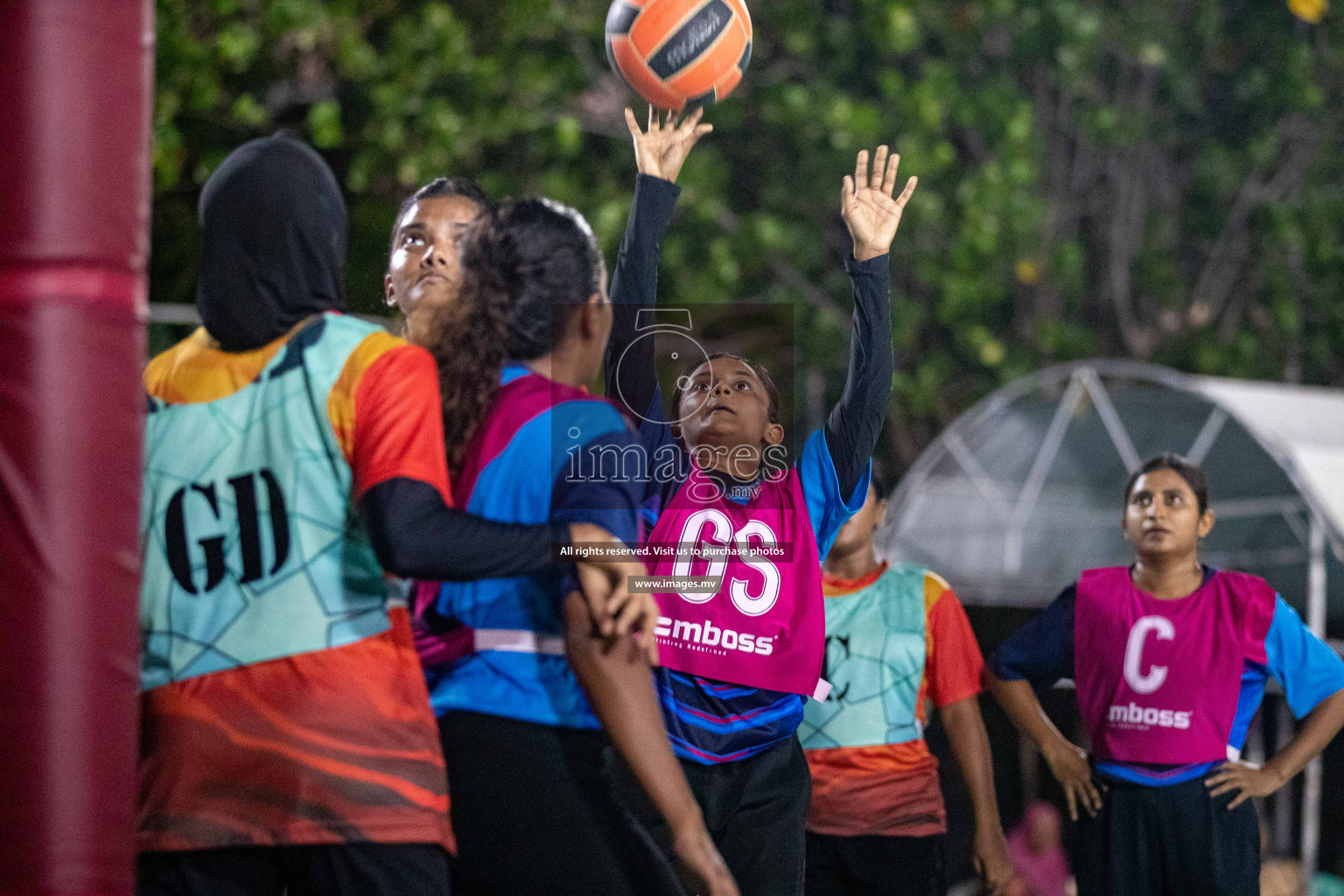 Day 7 of 20th Milo National Netball Tournament 2023, held in Synthetic Netball Court, Male', Maldives on 5th June 2023 Photos: Nausham Waheed/ Images.mv