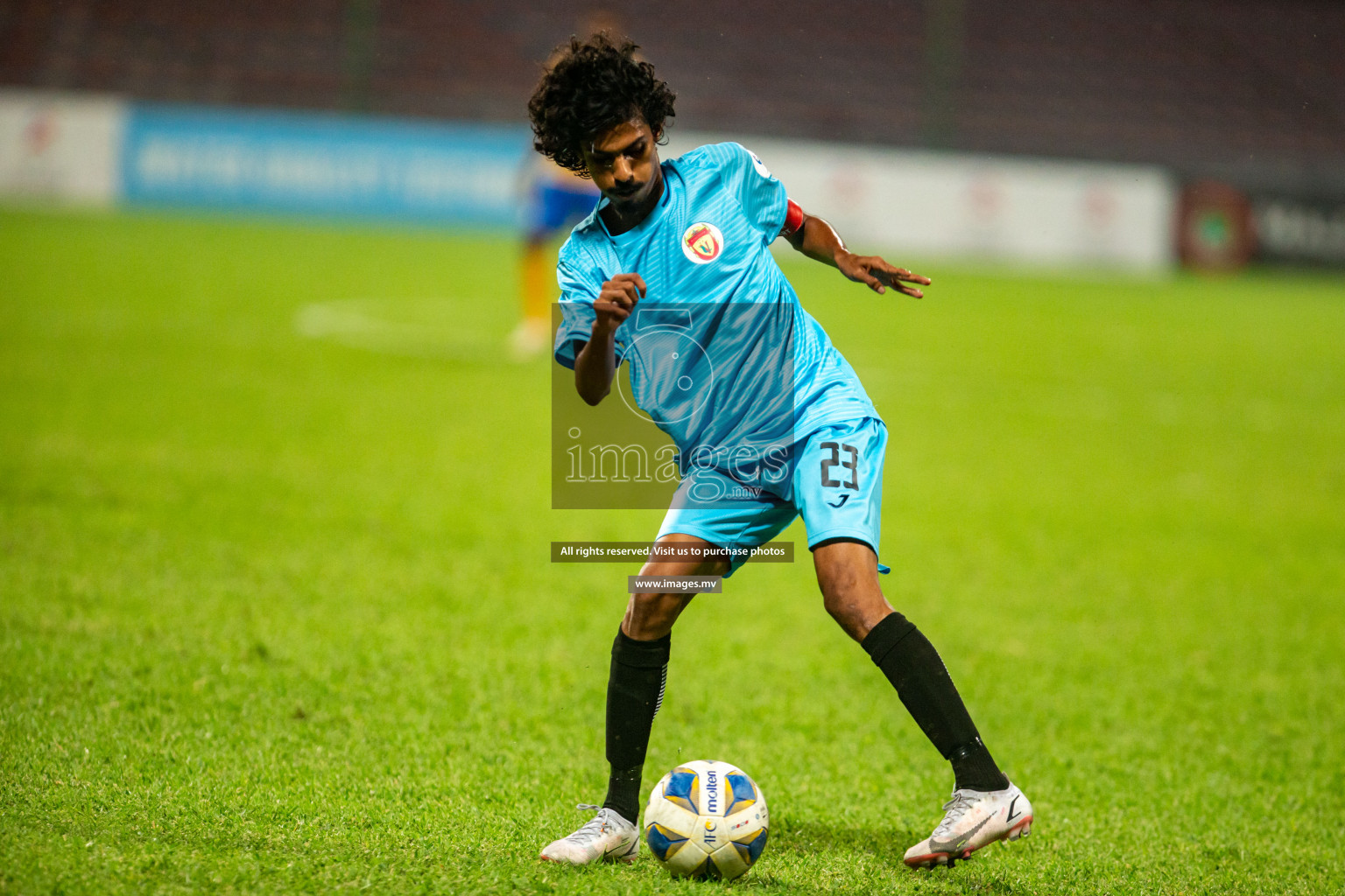 Club Valencia vs United Victory in the President's Cup 2021/2022 held in Male', Maldives on 19 December 2021