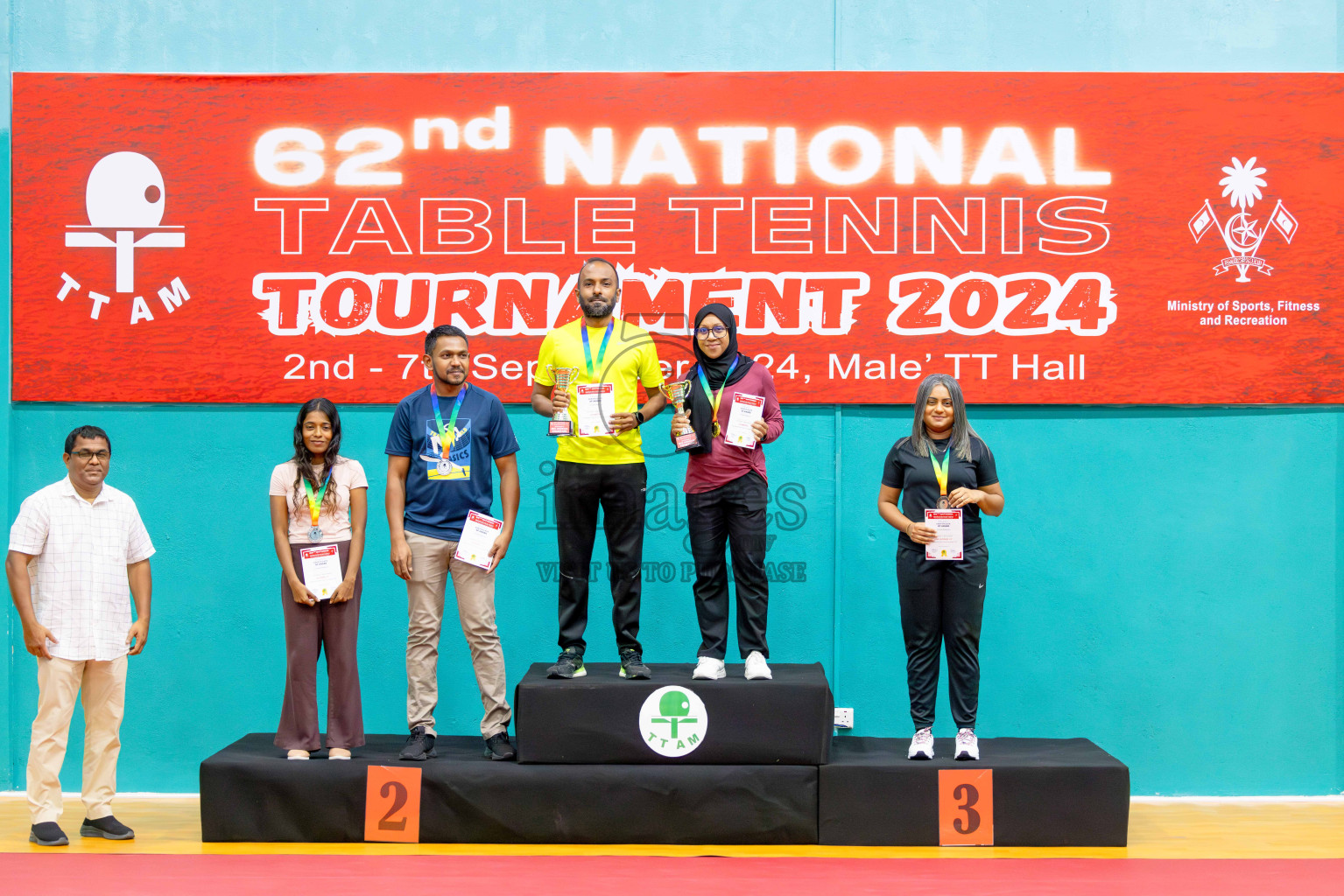 Finals of National Table Tennis Tournament 2024 was held at Male' TT Hall on Friday, 6th September 2024. 
Photos: Abdulla Abeed / images.mv