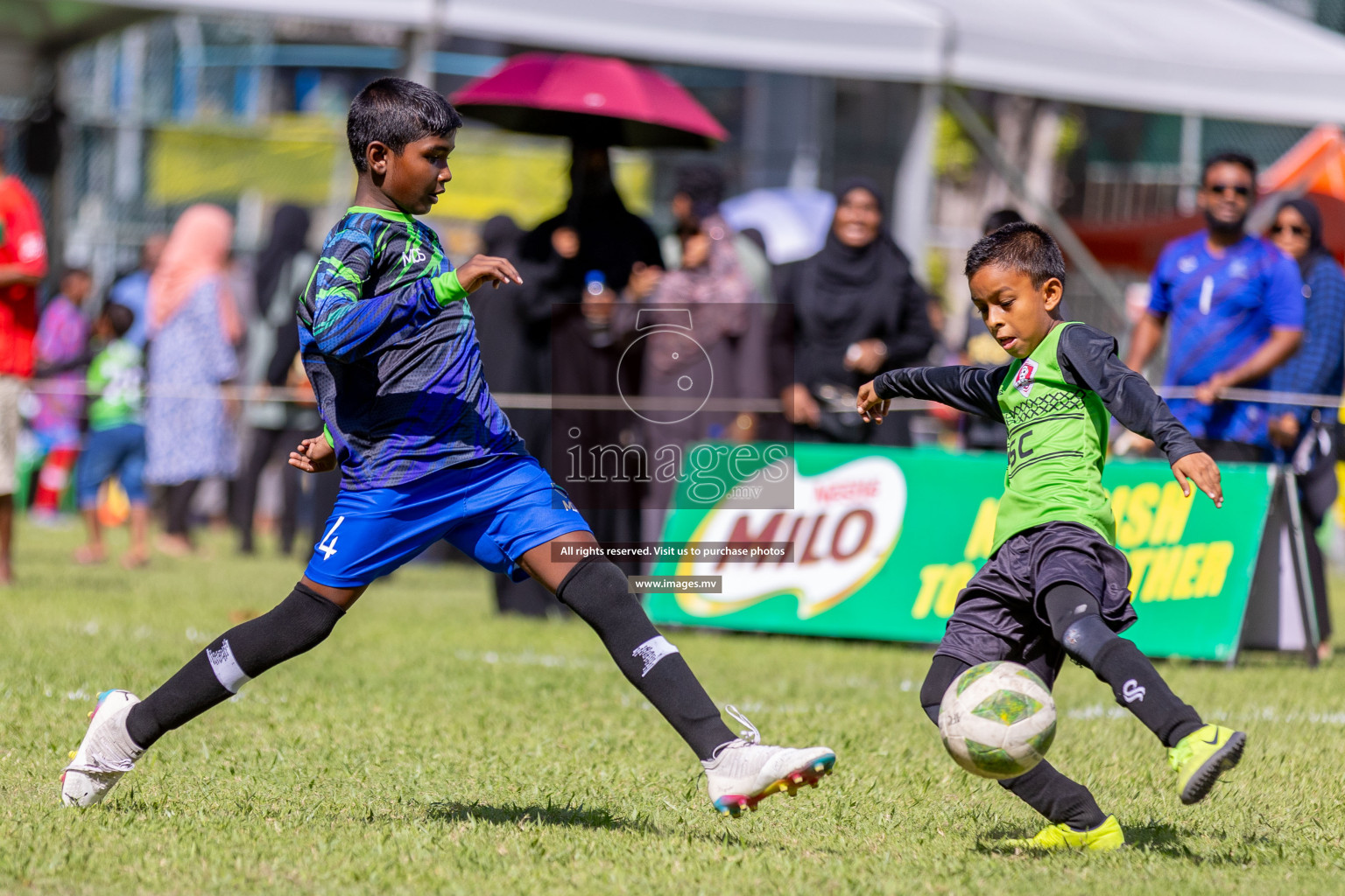 Day 1 of MILO Academy Championship 2023 (U12) was held in Henveiru Football Grounds, Male', Maldives, on Friday, 18th August 2023. 
Photos: Ismail Thoriq / images.mv